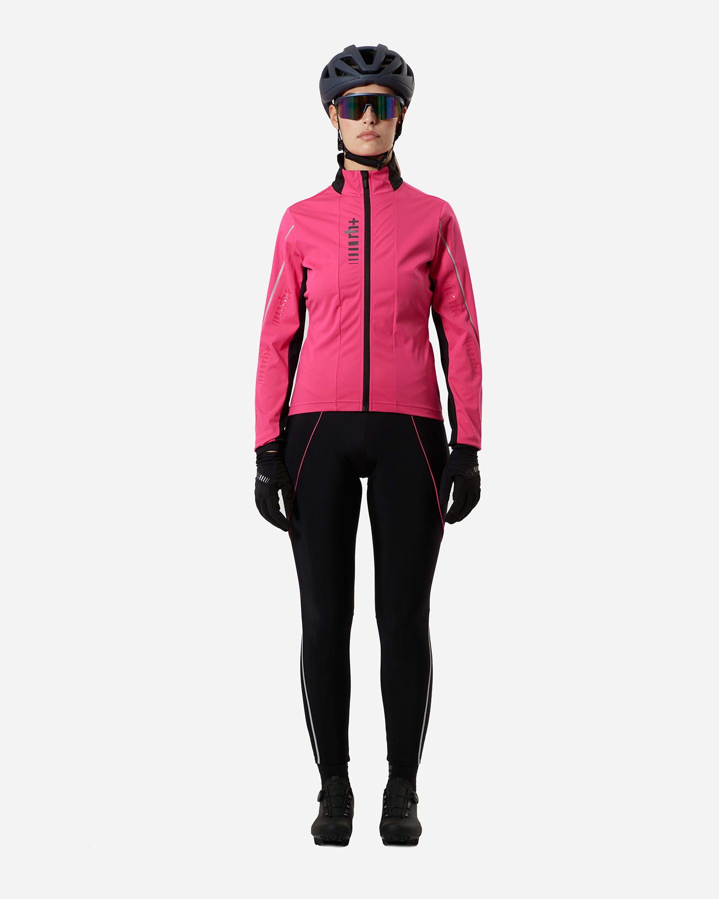 Giacca ciclismo RH+ WIND LADY W - Nero - 2 | Cisalfa Sport