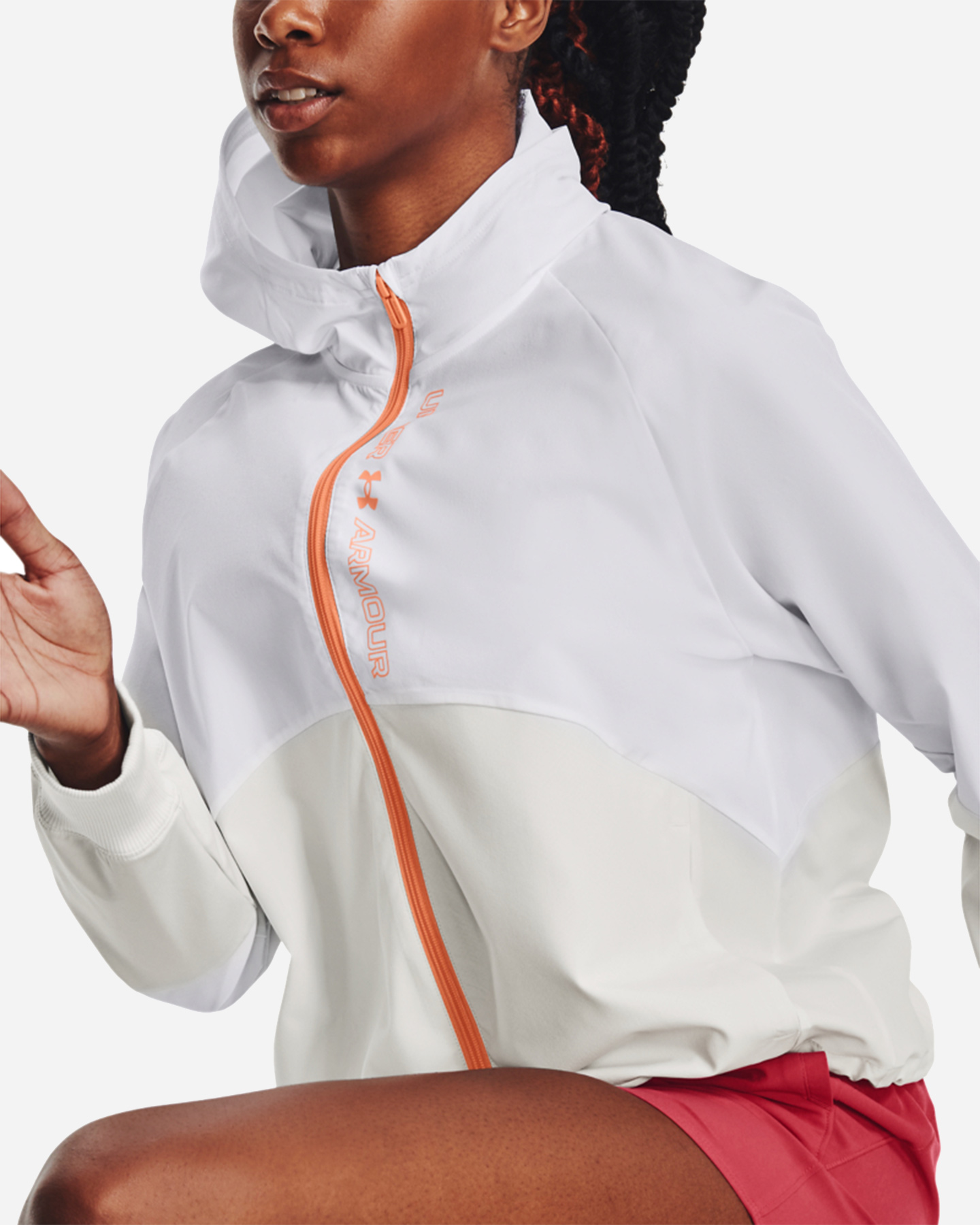 Felpa UNDER ARMOUR WIND W - Bianco - 5 | Cisalfa Sport
