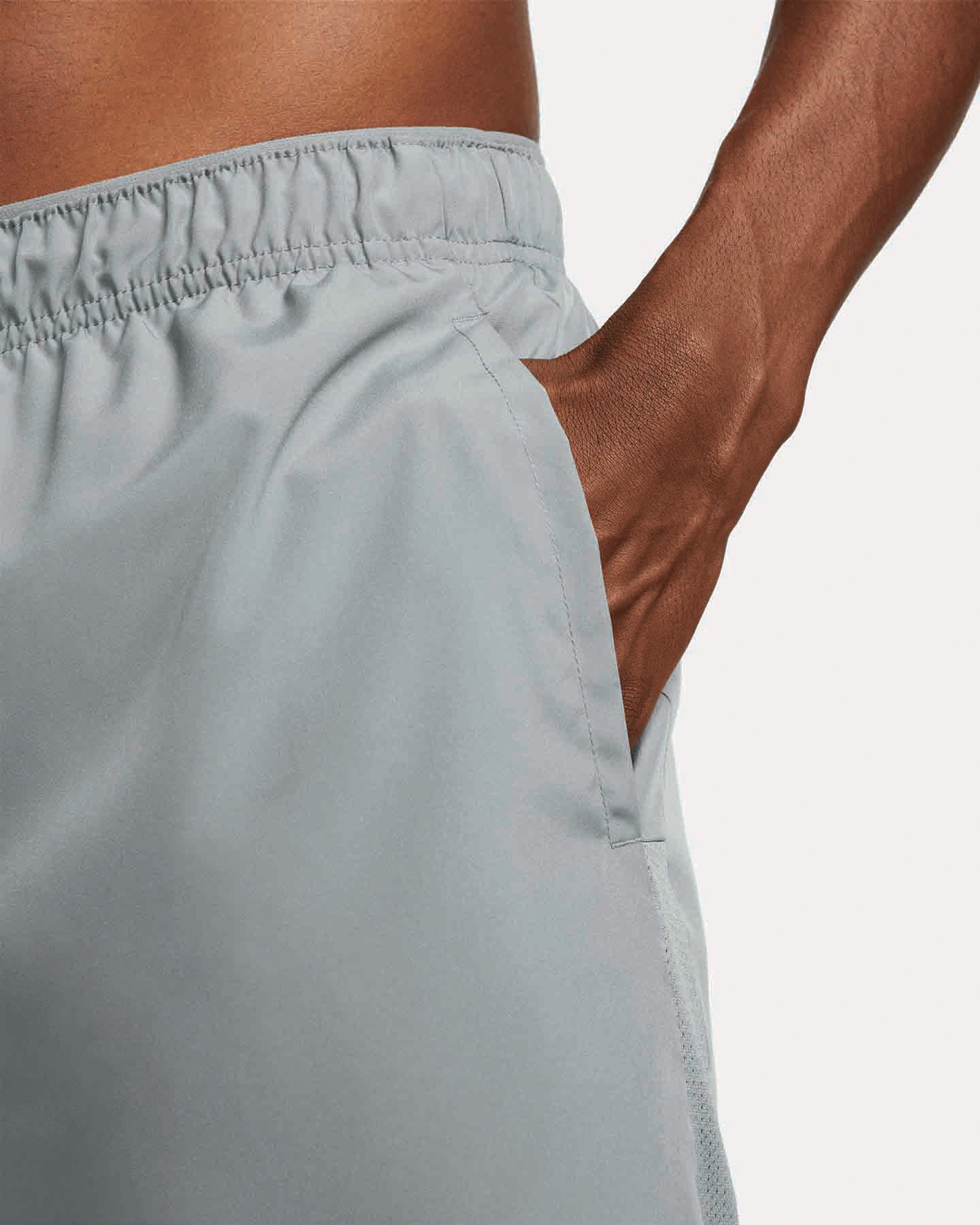 Short running NIKE CHALLENGER 7 M - Grigio - 3 | Cisalfa Sport