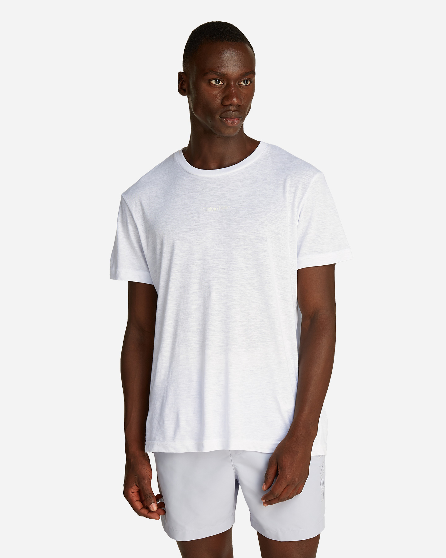 T-shirt CALVIN KLEIN JEANS SMALL LOGO M - Bianco - 1 | Cisalfa Sport