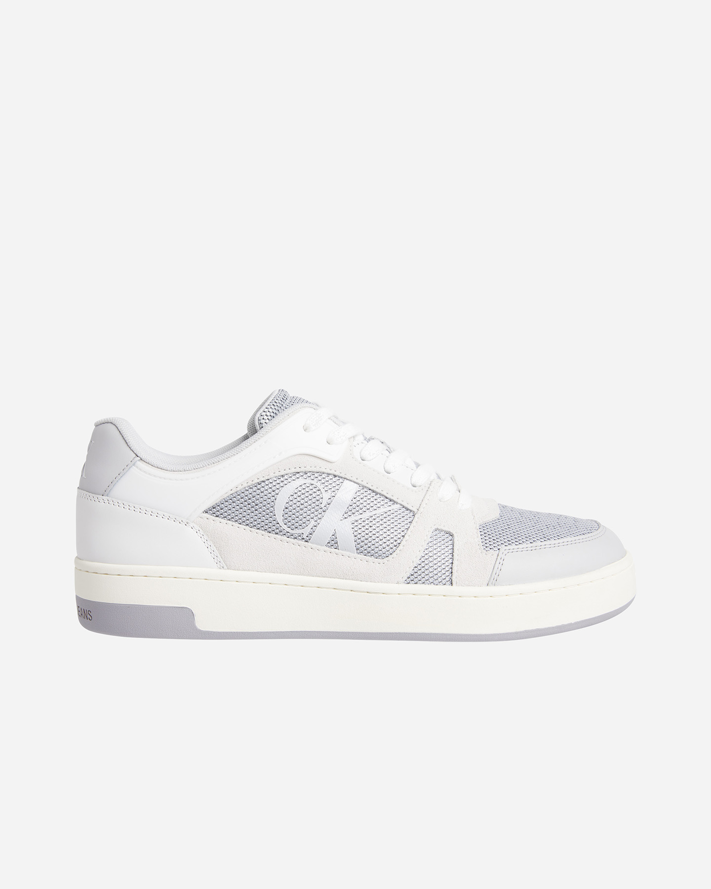 Scarpe sneakers CALVIN KLEIN JEANS BASKET CUPSOLE LACEUP MIX M - Bianco - 0 | Cisalfa Sport