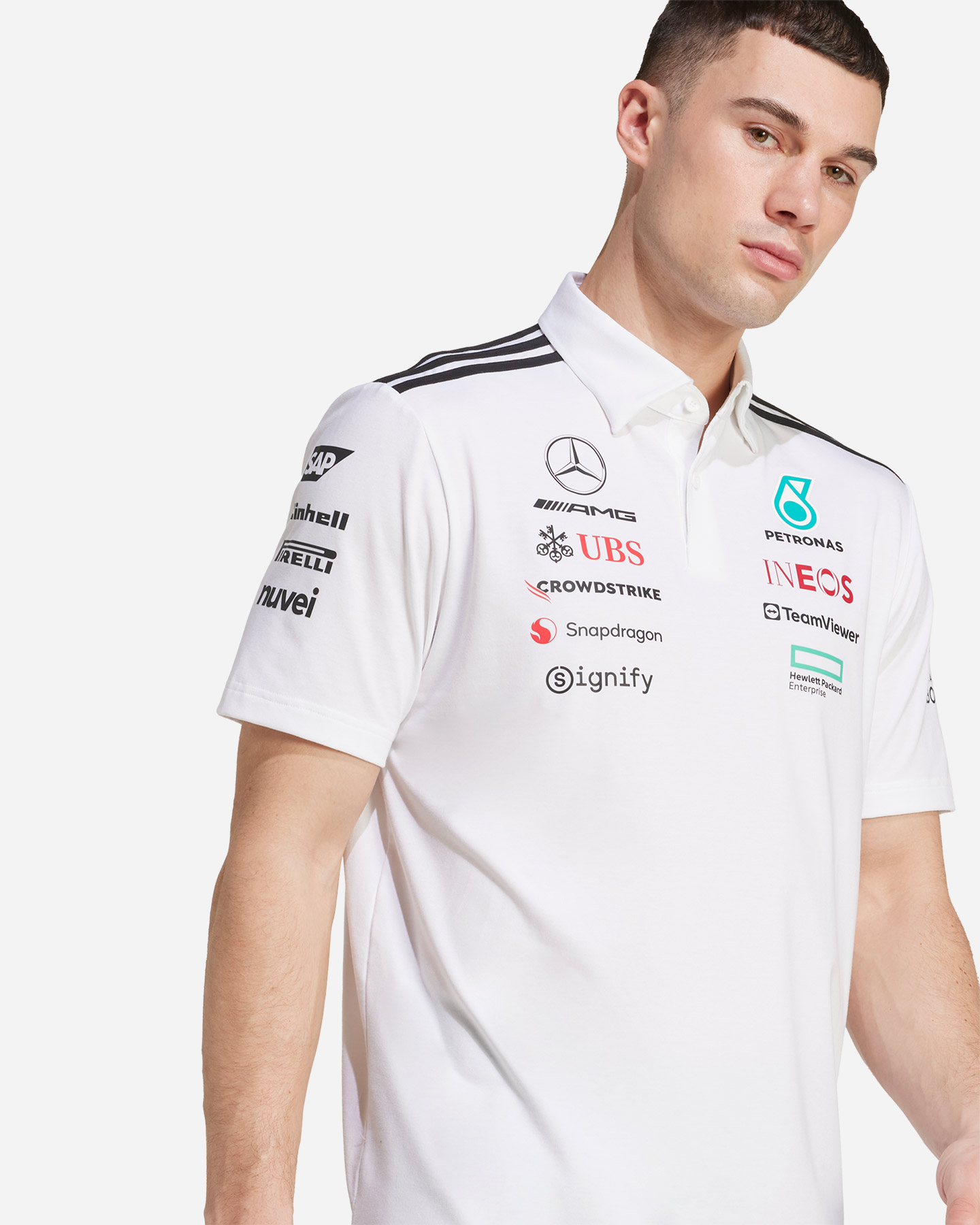 Fanwear ADIDAS MERCEDES TM M - Bianco - 3 | Cisalfa Sport