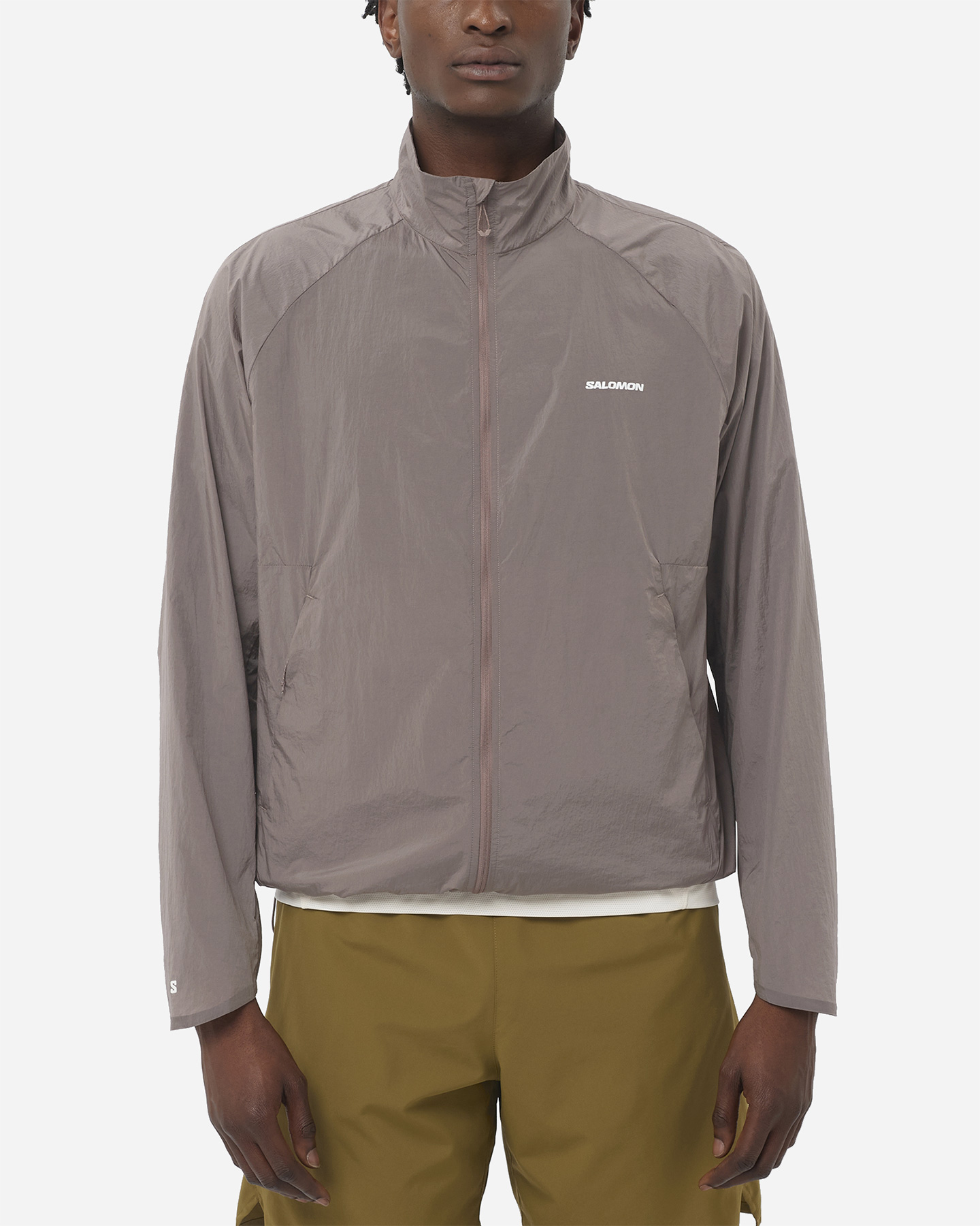 Giacca running SALOMON SHAKEOUT FLY M - Grigio - 2 | Cisalfa Sport