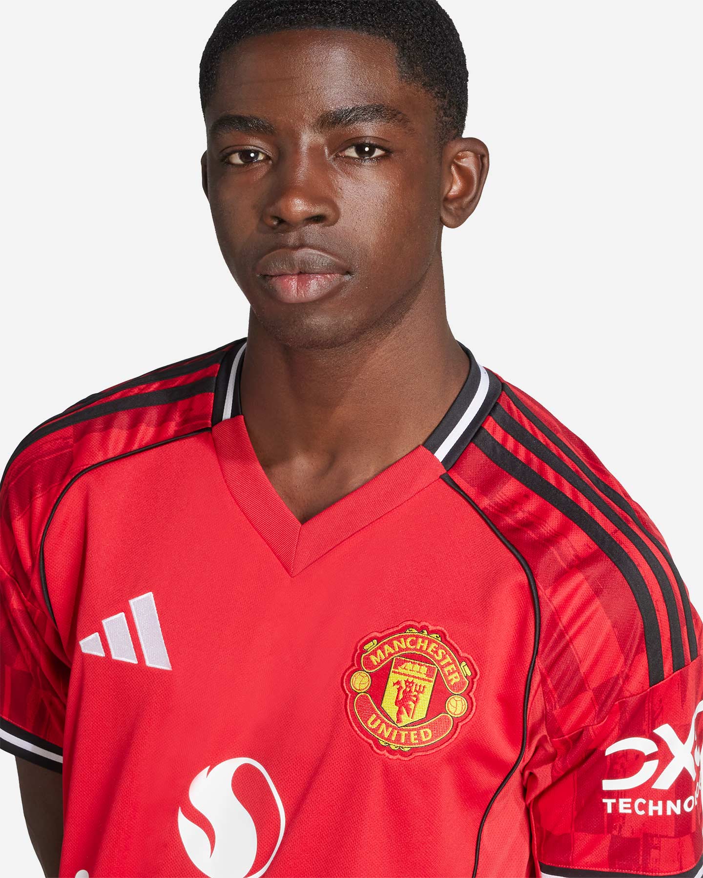 Maglia calcio ufficiale ADIDAS MANCHESTER UNITED HOME 25-26 M - Rosso - 5 | Cisalfa Sport