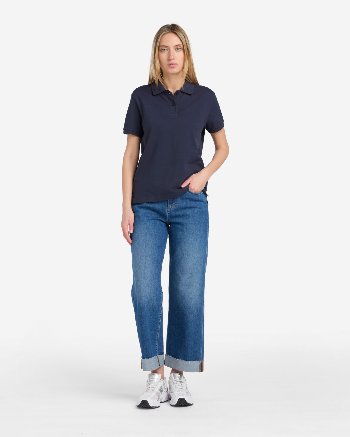 Polo DACK'S ESSENTIAL W - Blu - 4 | Cisalfa Sport