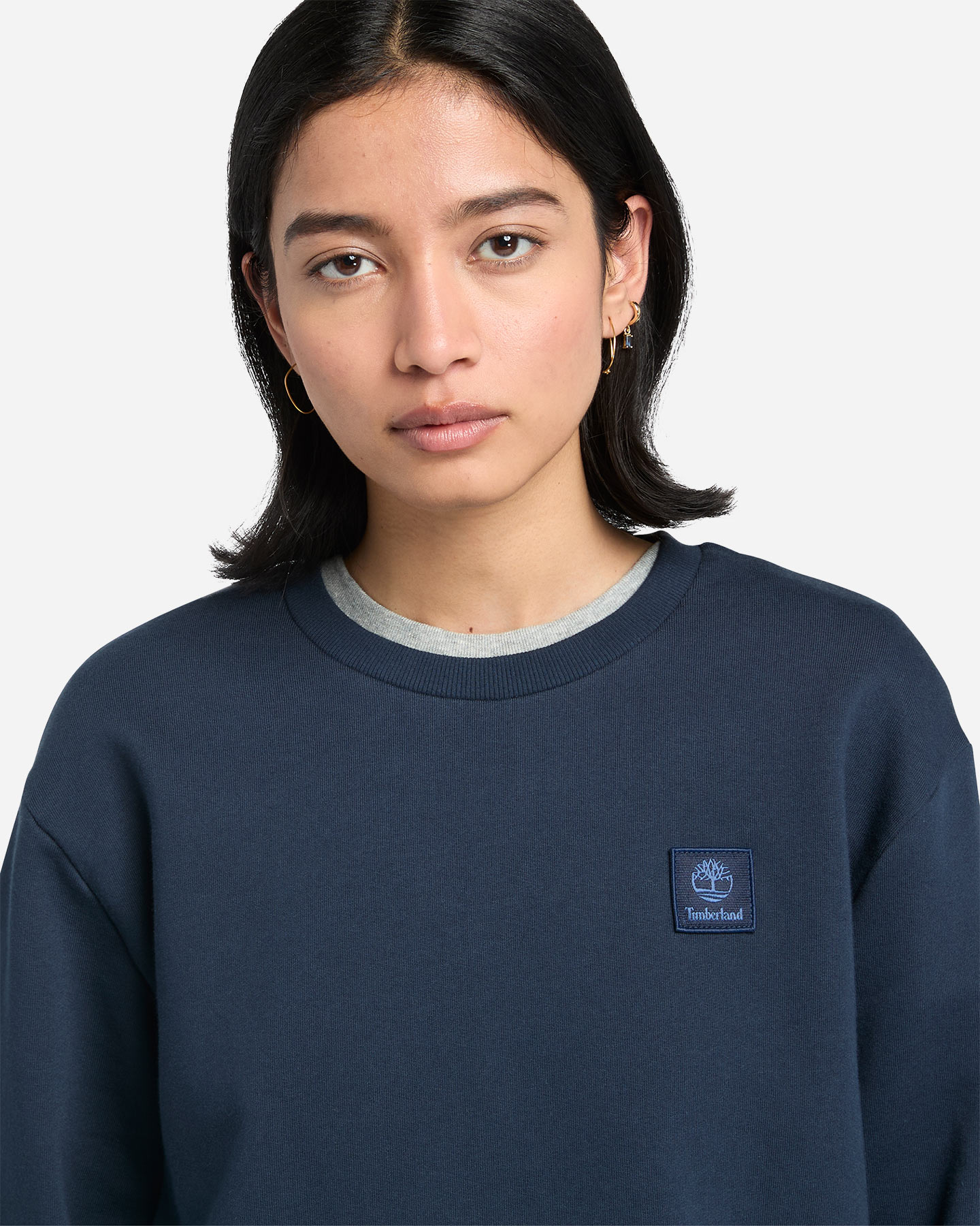 Felpa TIMBERLAND SMALL PATCH M - Blu - 4 | Cisalfa Sport