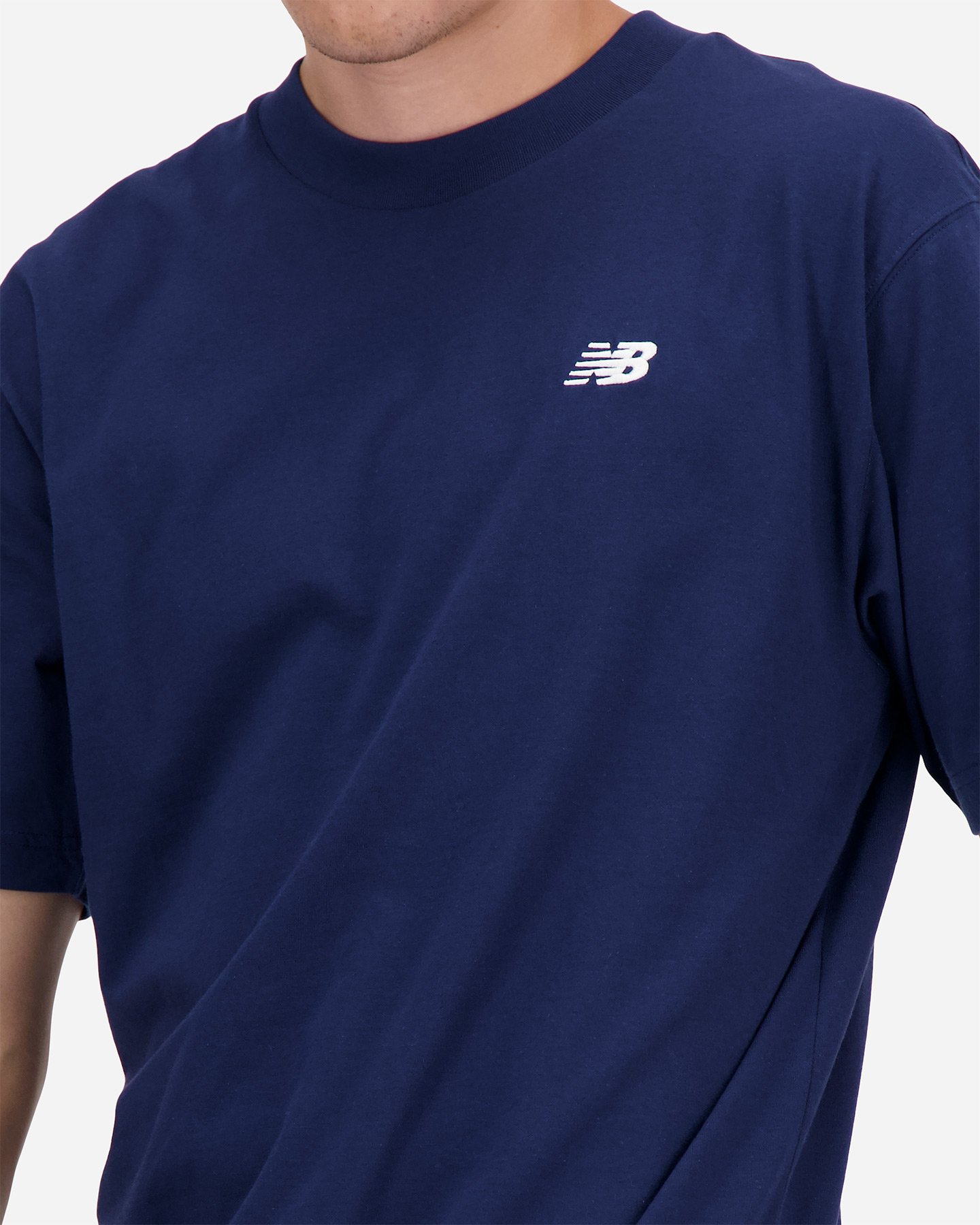 T-shirt NEW BALANCE SMALL LOGO SPORT ESSENTIAL M - Blu Navy - 3 | Cisalfa Sport
