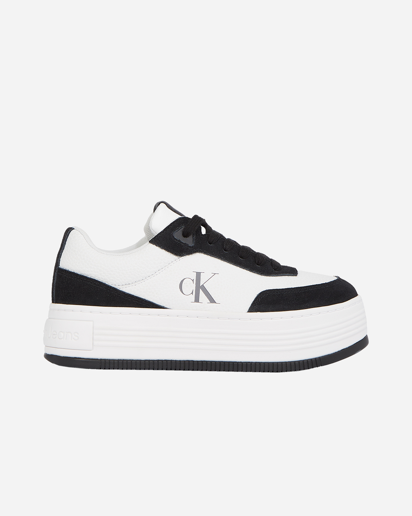Scarpe sneakers CALVIN KLEIN JEANS BOLD FLATF LOW LACE W - Bianco - 0 | Cisalfa Sport