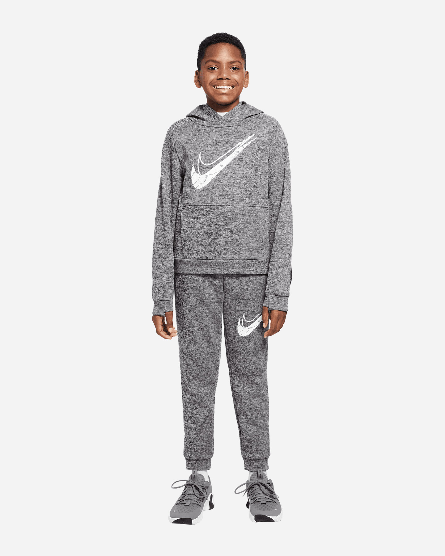 Felpa NIKE THERMA SMOKE JR - Nero - 2 | Cisalfa Sport