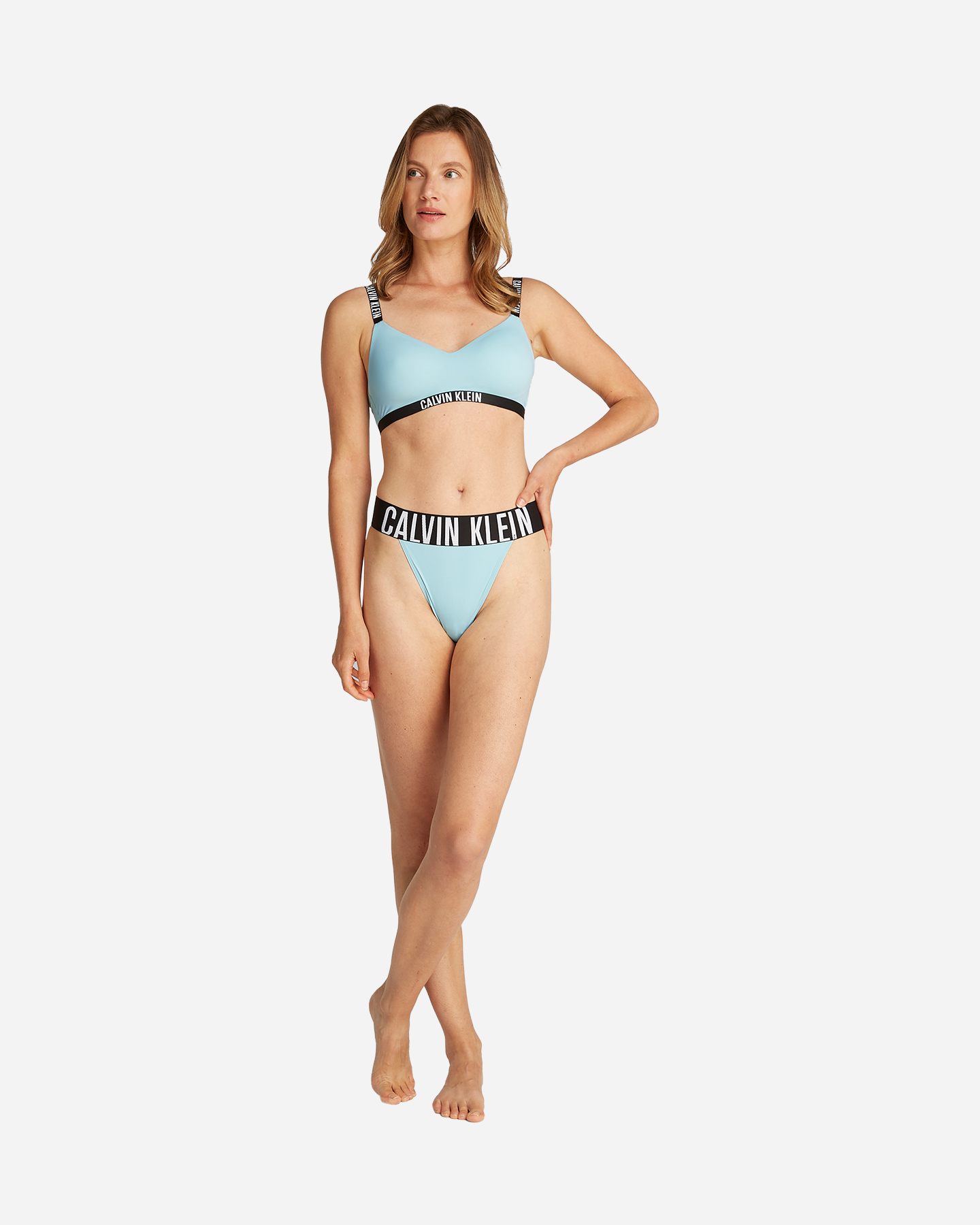 Reggiseno CALVIN KLEIN UNDERWEAR LIGHT LINED BRALETTE W - Azzurro - 1 | Cisalfa Sport