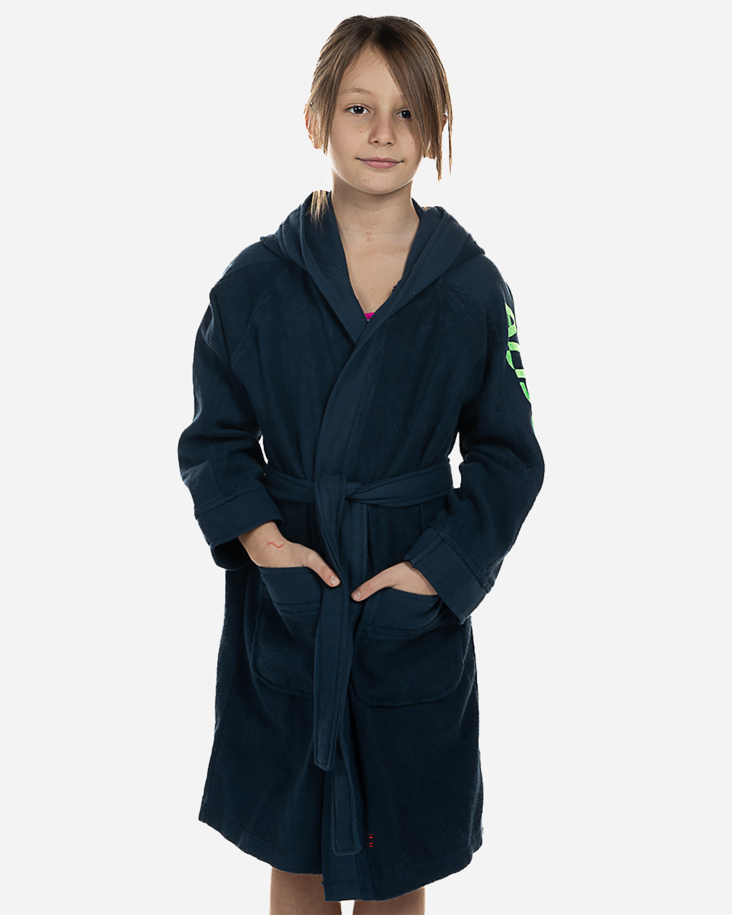 Accappatoio AQUARAPID FENGJ JR - Blu Navy - 0 | Cisalfa Sport