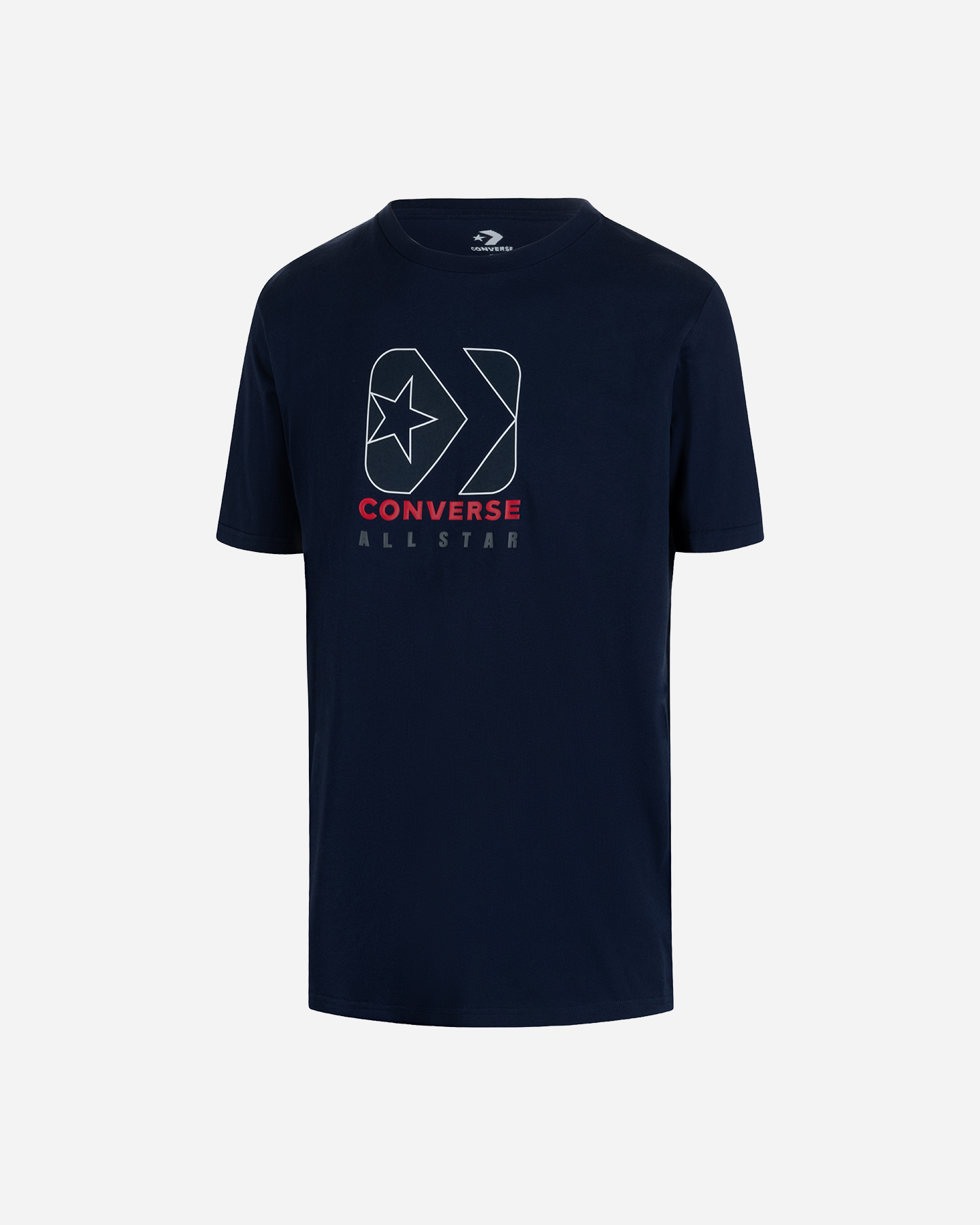 T-shirt CONVERSE SQUARE LOGO M - Blu - 0 | Cisalfa Sport