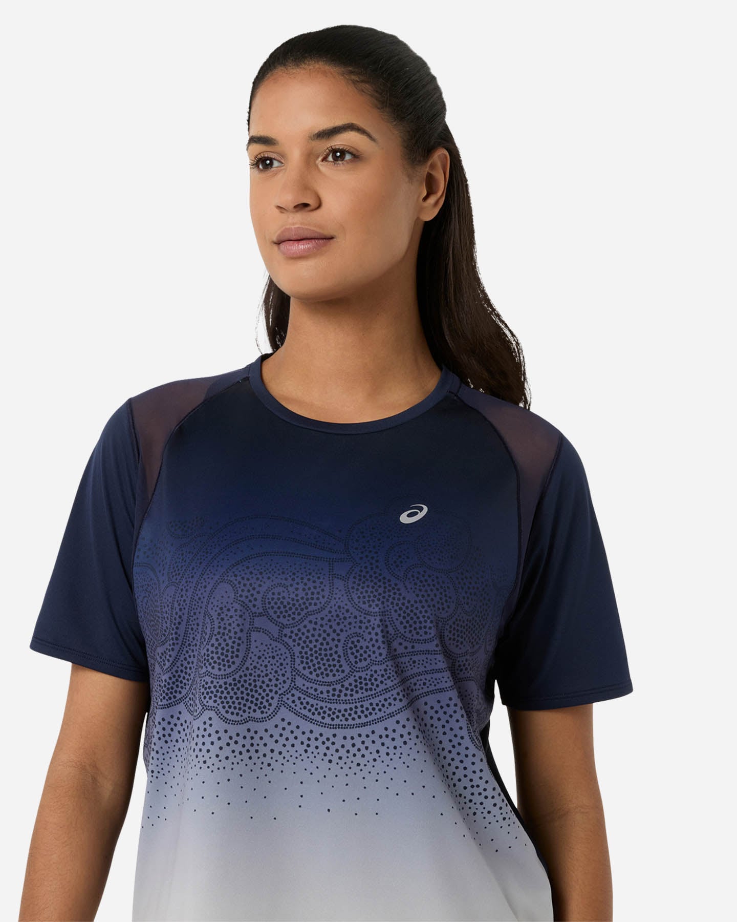 T-shirt running ASICS ROAD FADE W - Blu - 3 | Cisalfa Sport
