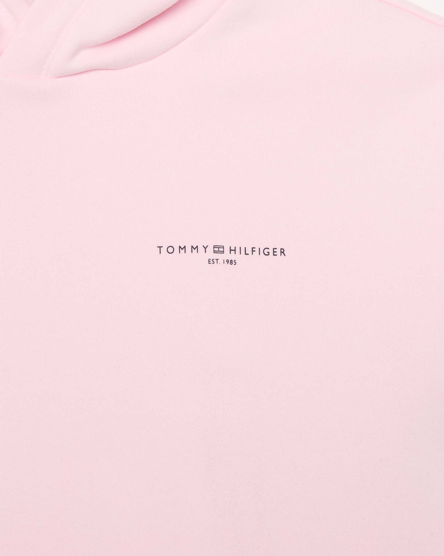Felpa TOMMY HILFIGER SMALL LOGO JR - Rosa - 2 | Cisalfa Sport
