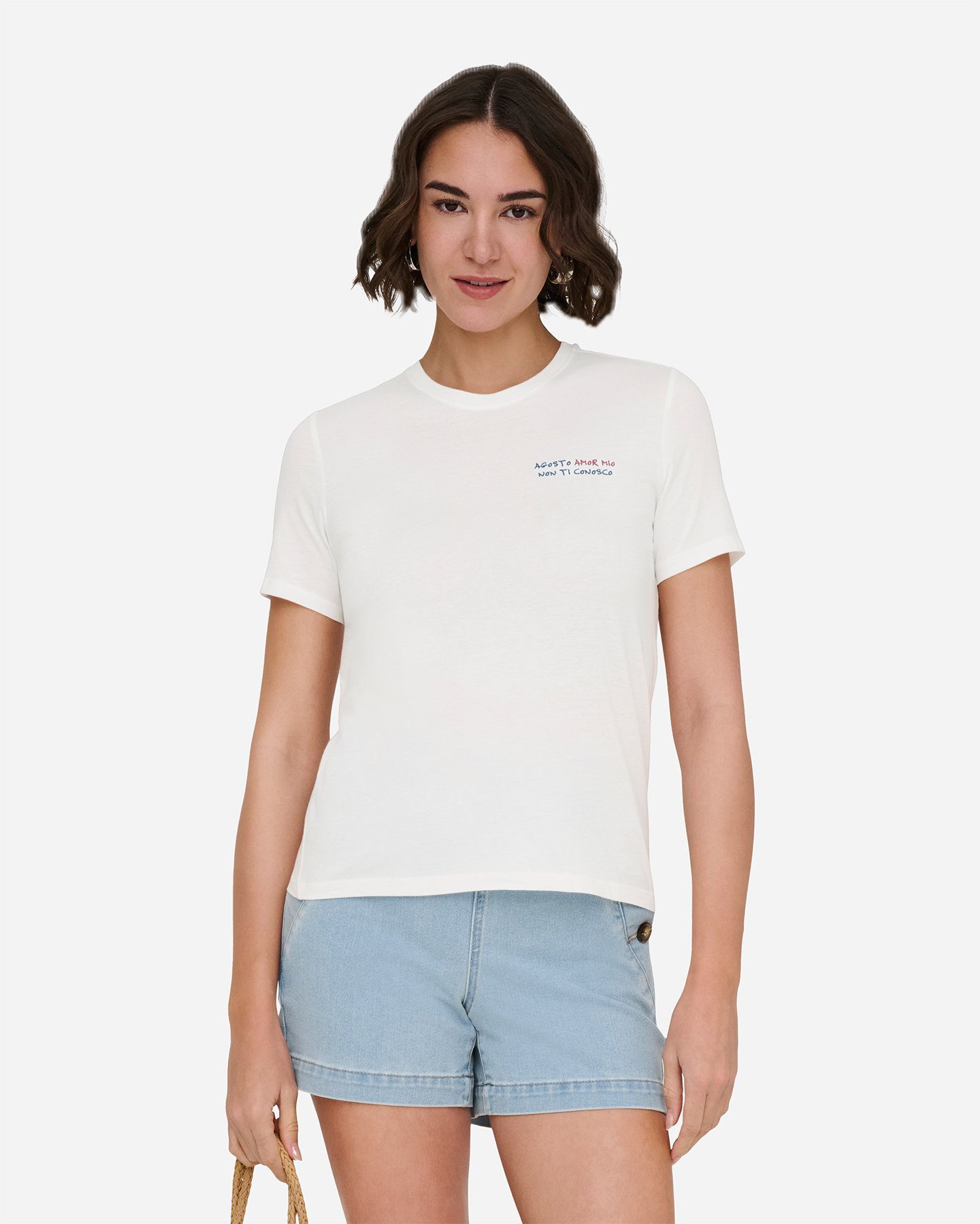 T-shirt ONLY MIRA W - Bianco - 2 | Cisalfa Sport