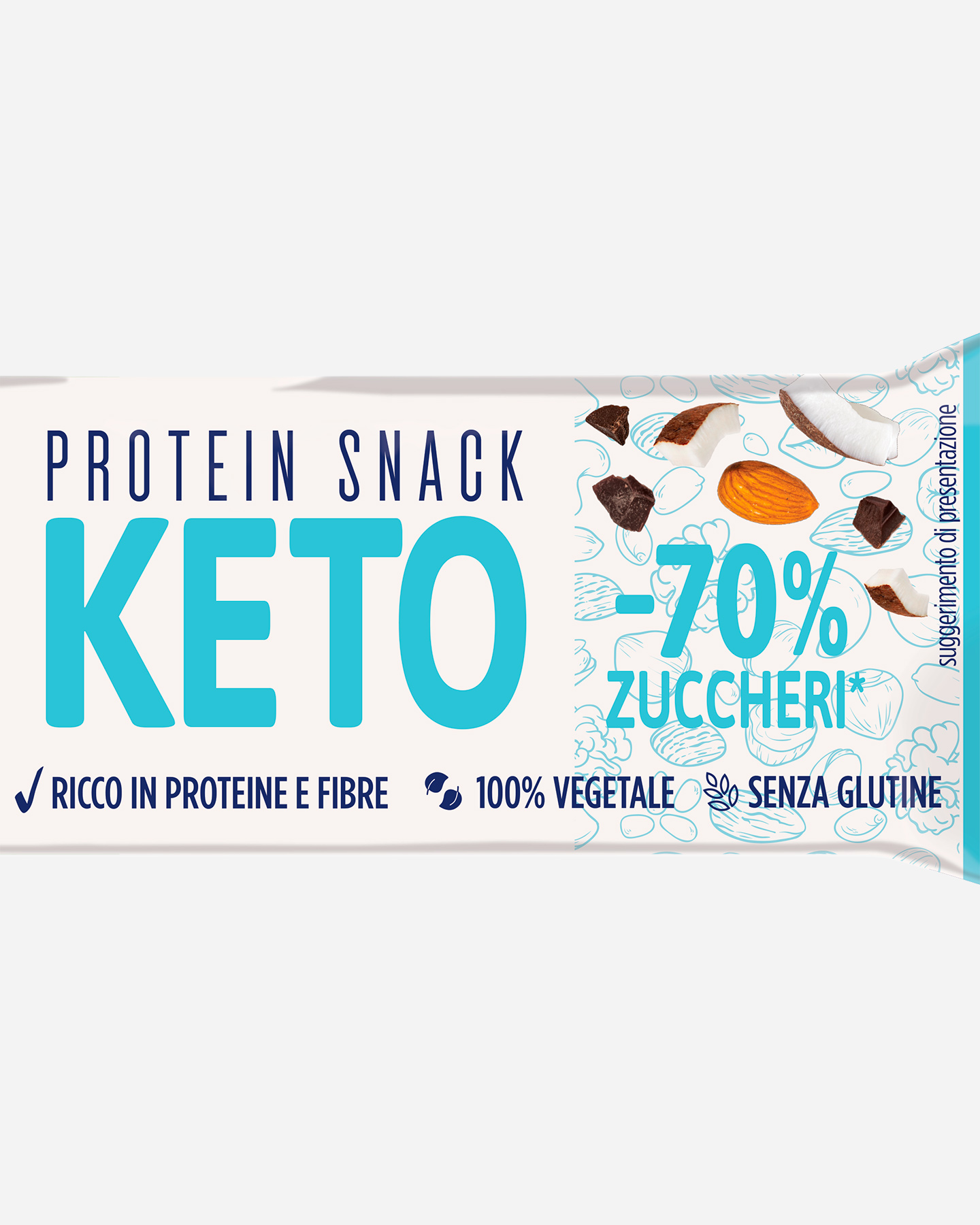 Barretta proteica ENERVIT EP KETO SNACK COCCO CHOCO  - Color mix - 1 | Cisalfa Sport