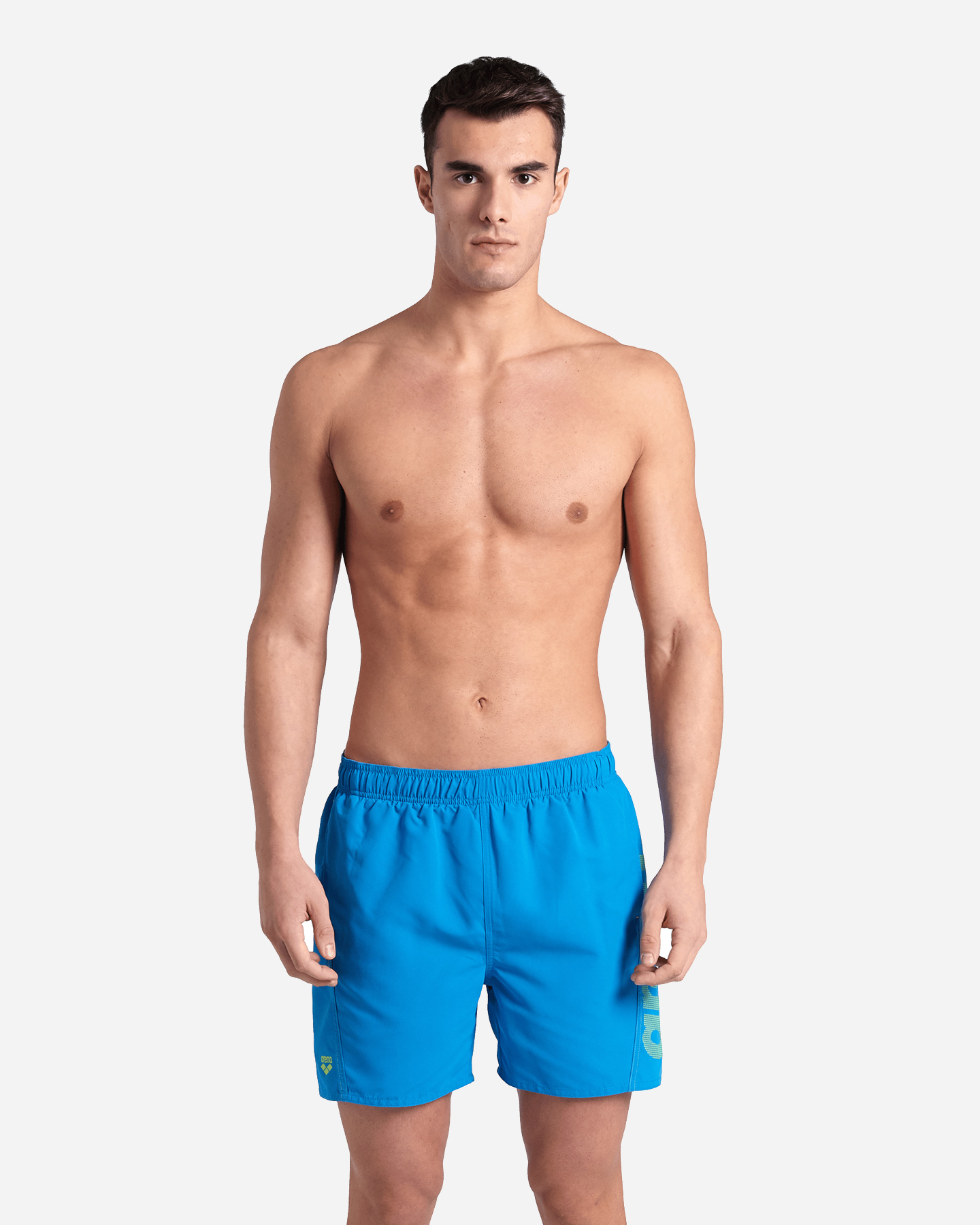 Boxer mare ARENA FUNDAMENTAL LOGO M - Blu royal - 2 | Cisalfa Sport