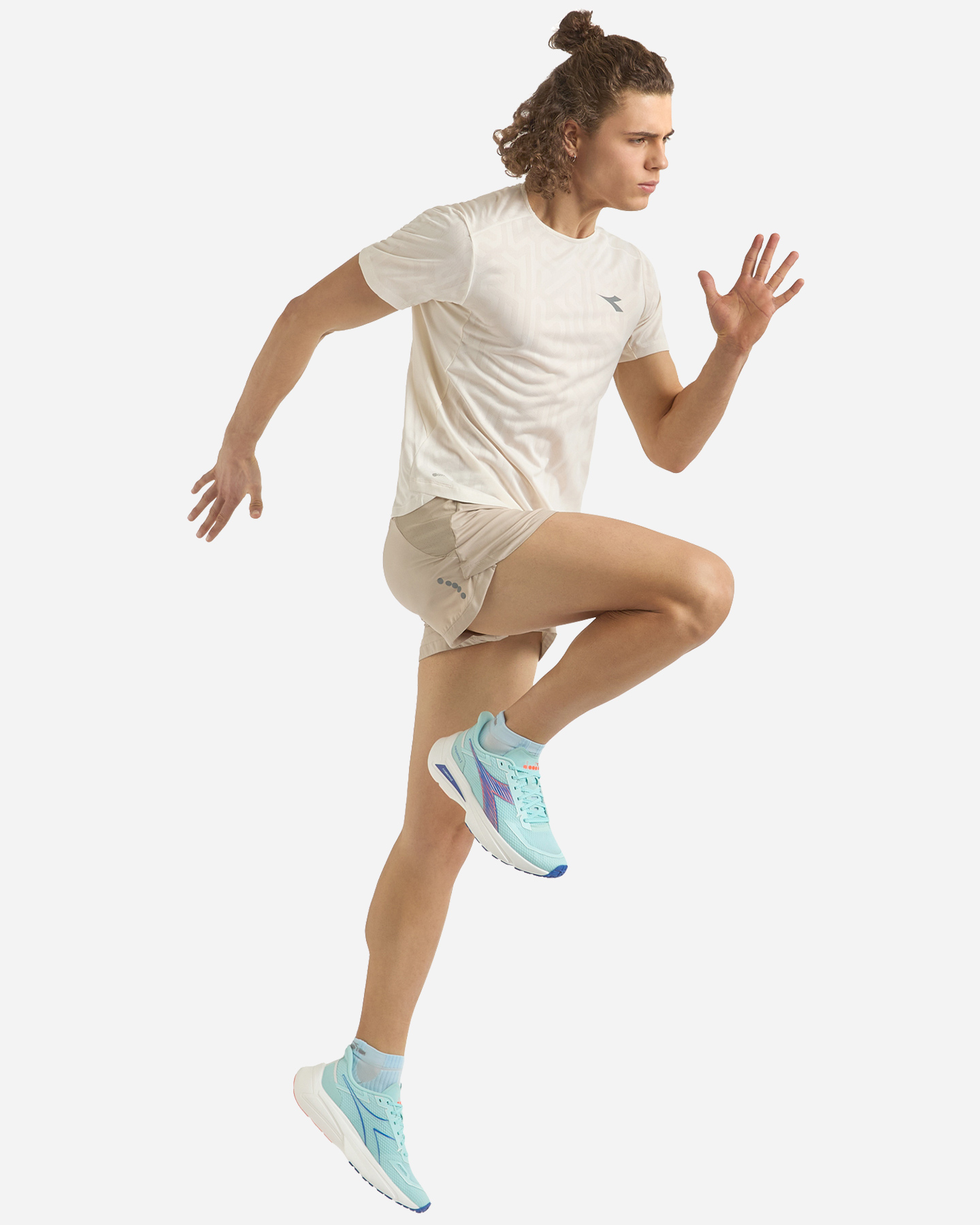 T-shirt running DIADORA SUPERLIGHT M - Beige - 3 | Cisalfa Sport