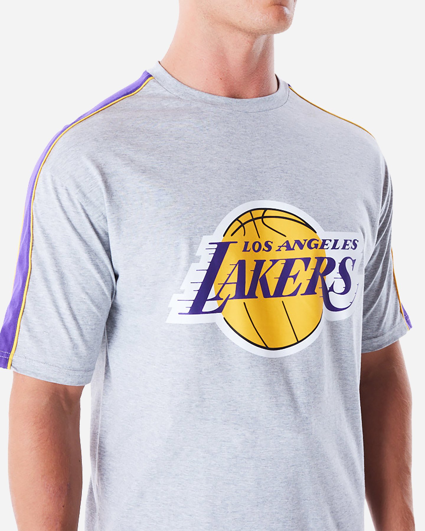 Abbigliamento basket NEW ERA PANEL OS LAKERS M - Grigio - 3 | Cisalfa Sport