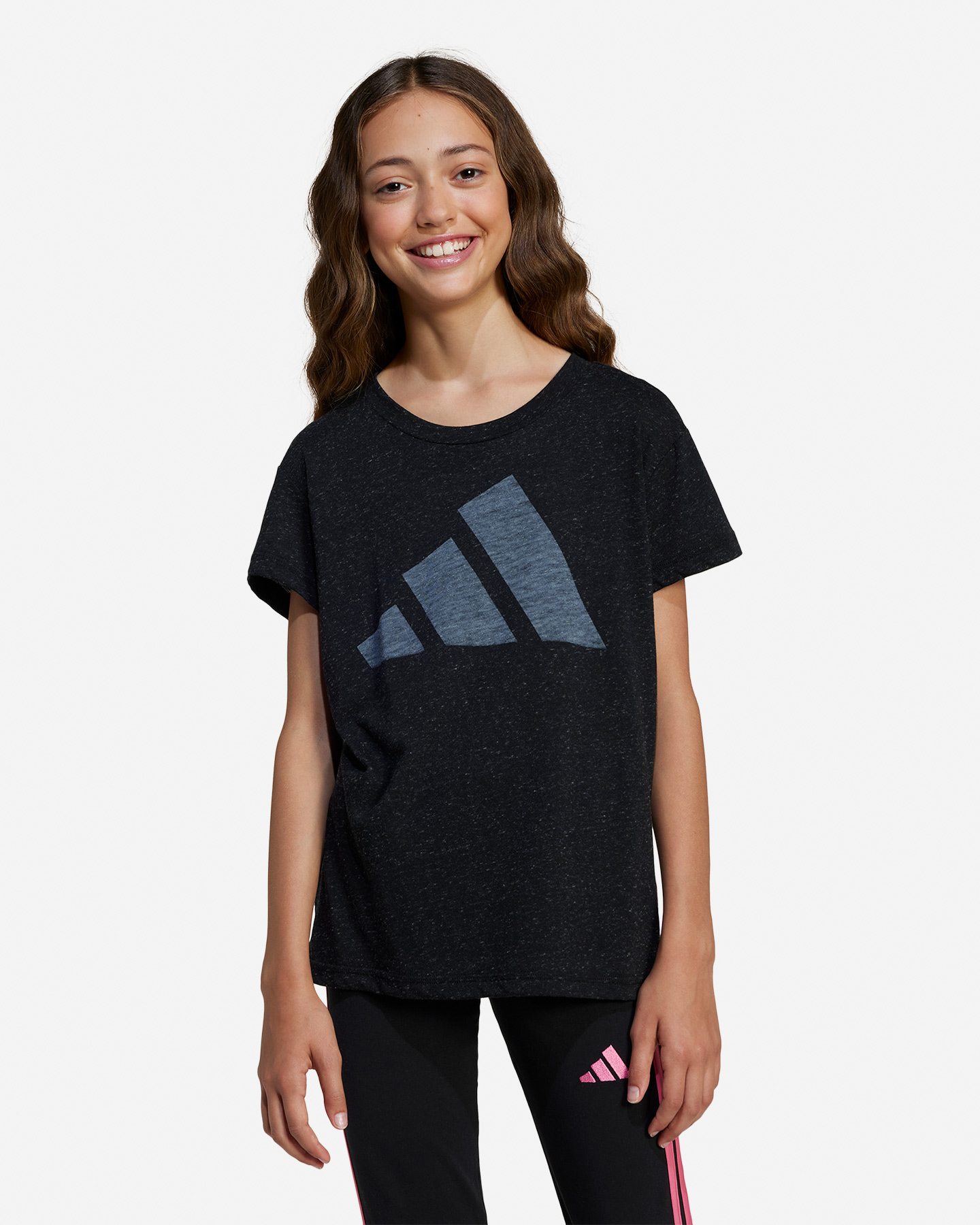 T-shirt ADIDAS BIG LOGO JR - Nero - 1 | Cisalfa Sport