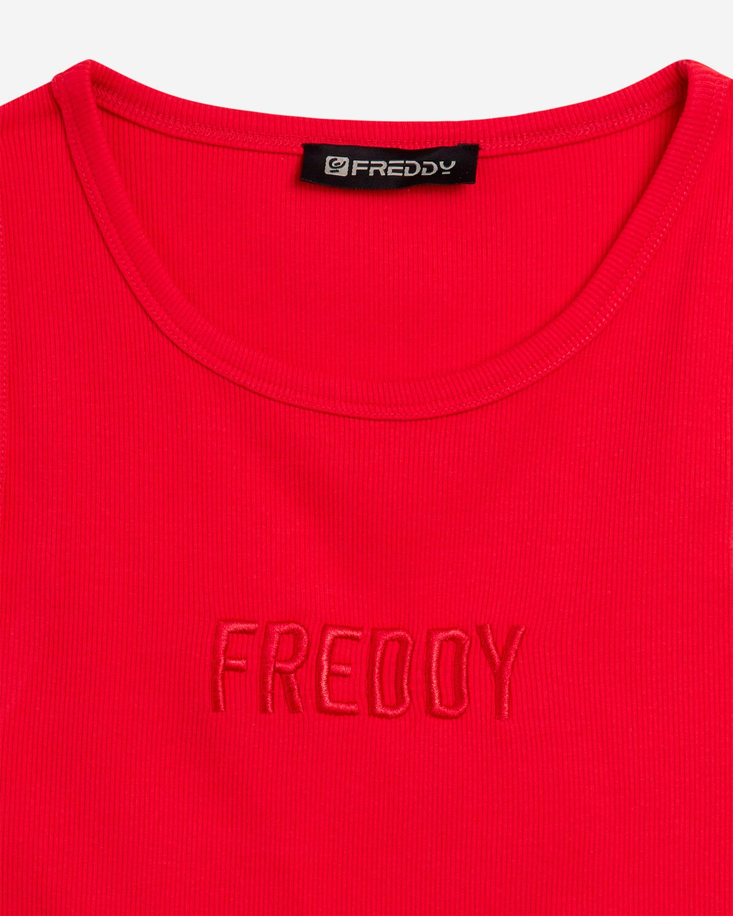 Canotta FREDDY LOGO BORCHIE W - Rosso - 4 | Cisalfa Sport