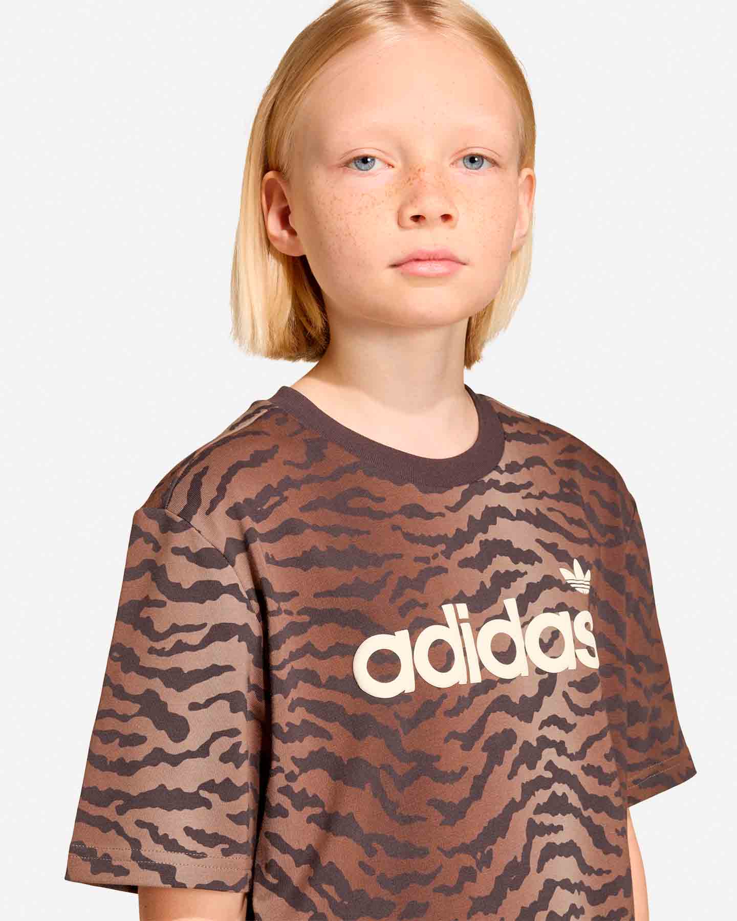 T-shirt ADIDAS TIGER JR - Marrone - 4 | Cisalfa Sport