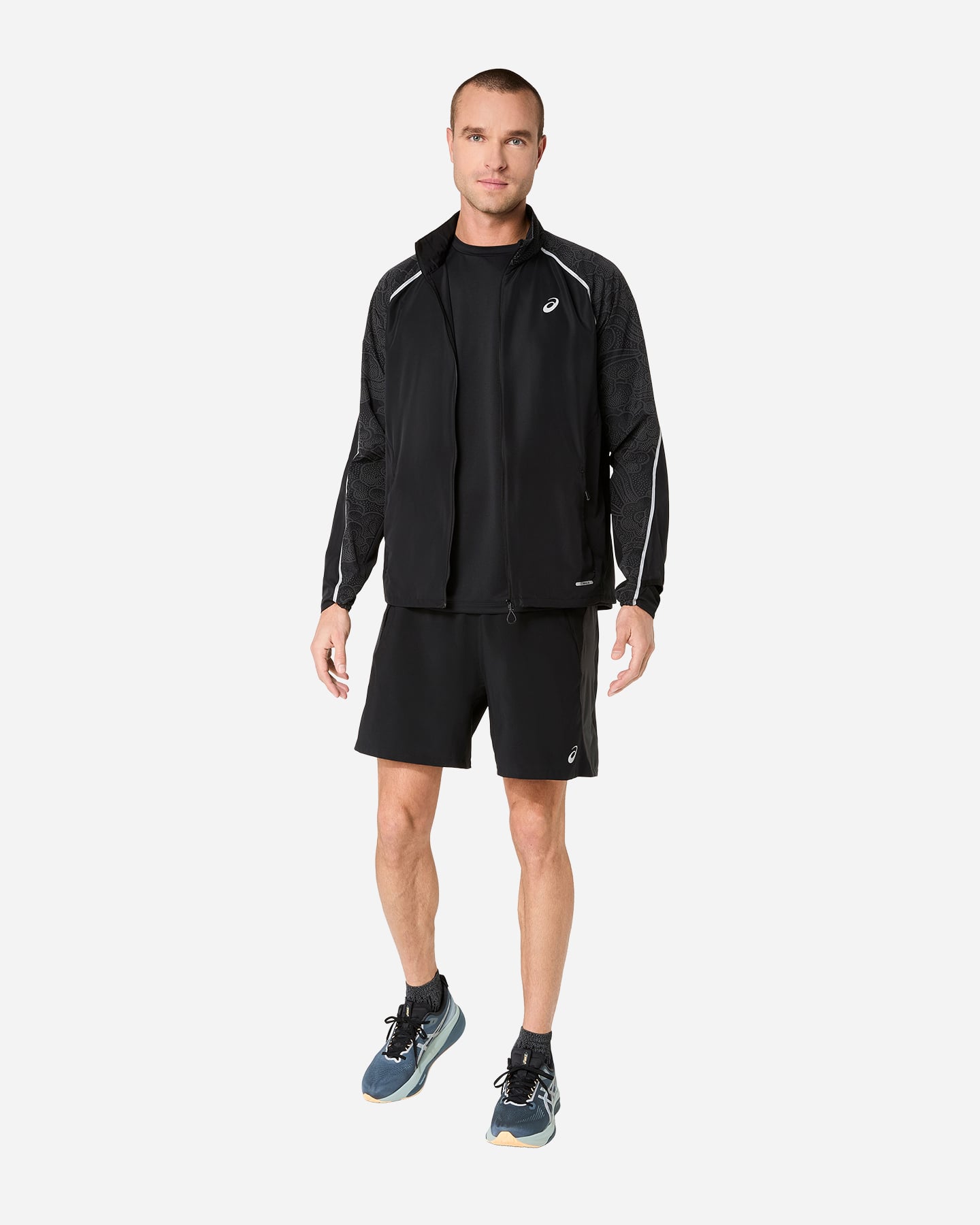 Giacca running ASICS ROAD LITE-SHOW M - Nero - 2 | Cisalfa Sport