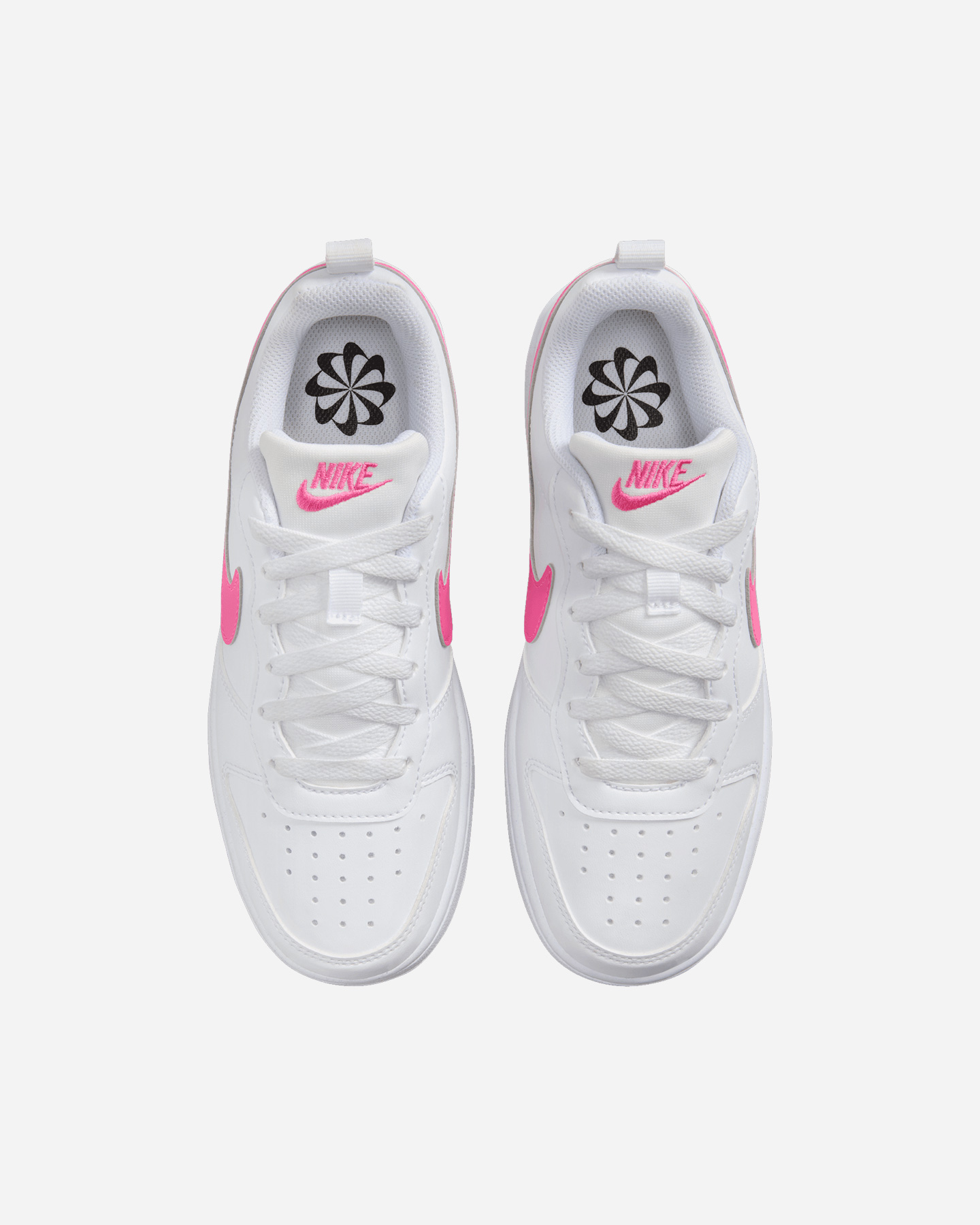 Scarpe sneakers NIKE COURT BOROUGH LOW RECRAFT GS JR - Bianco - 2 | Cisalfa Sport