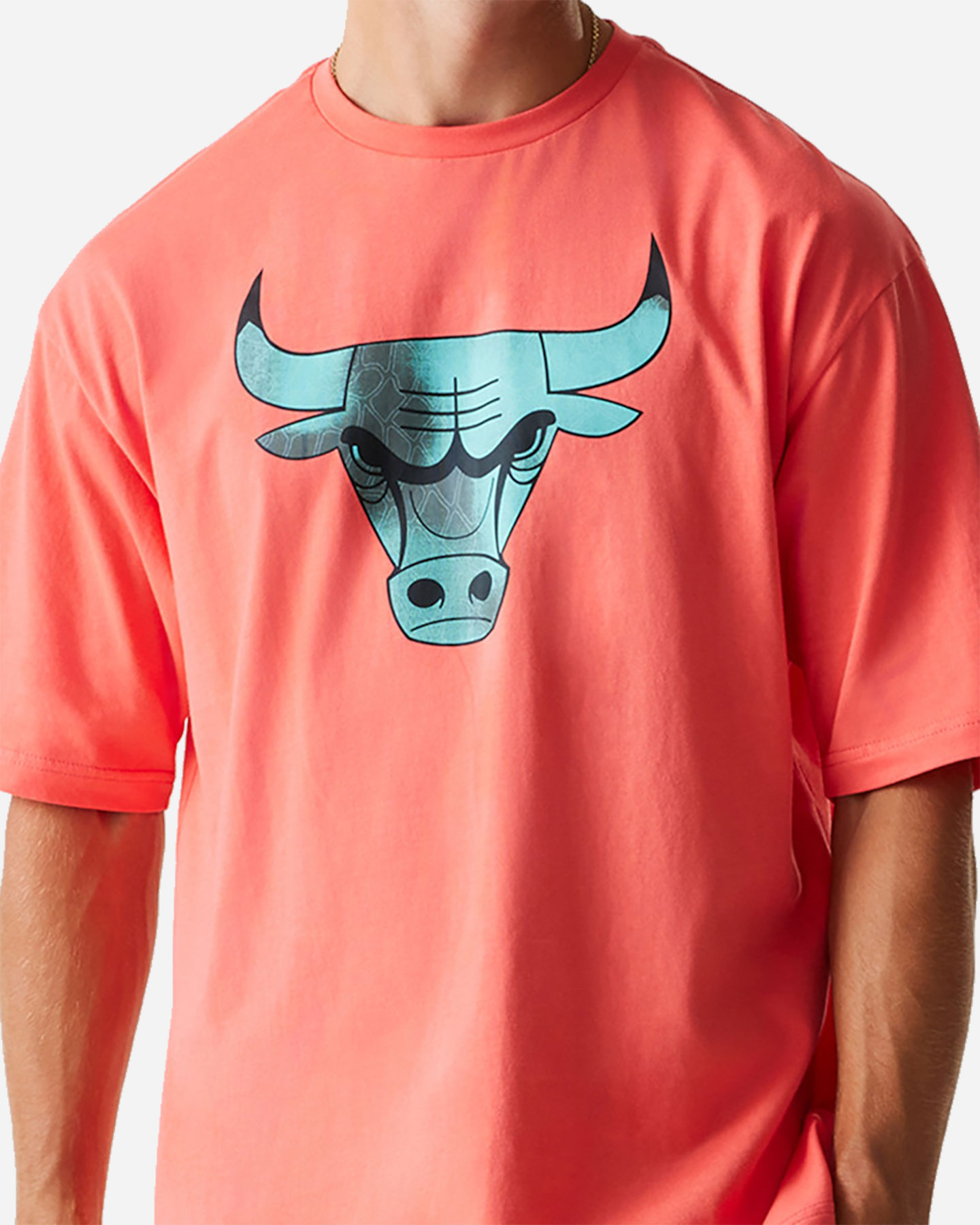 Maglia basket NEW ERA INFILL CHICAGO BULLS M - Rosa - 2 | Cisalfa Sport