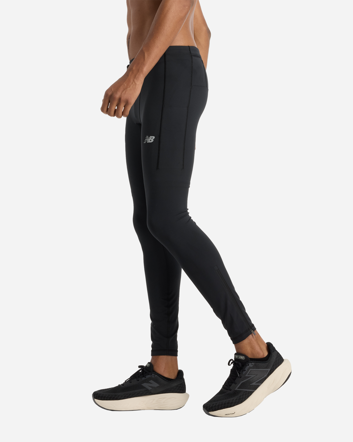 Fuseaux running NEW BALANCE SLEEK M - Nero - 1 | Cisalfa Sport