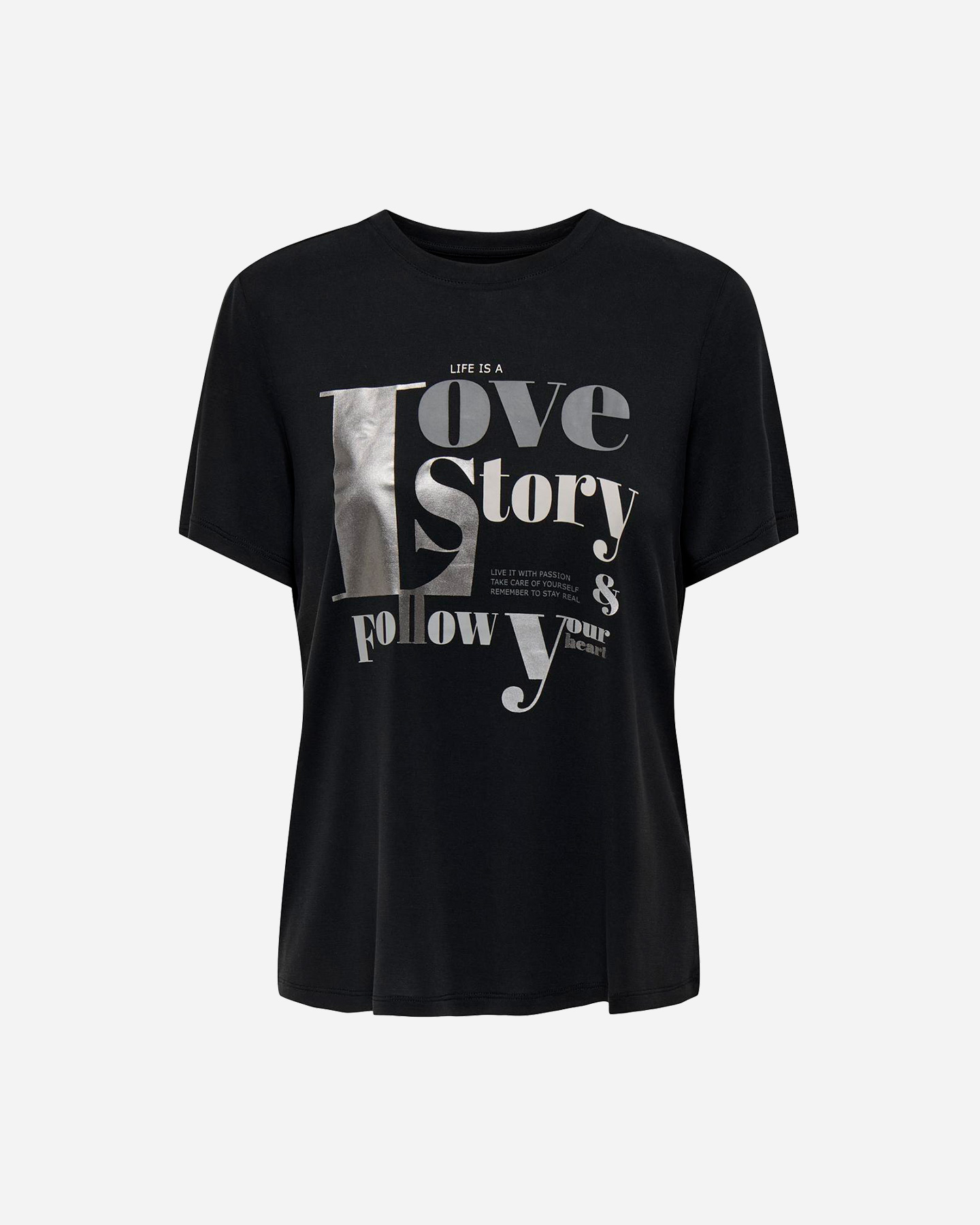 T-shirt ONLY FREE MODAL W - Nero - 0 | Cisalfa Sport