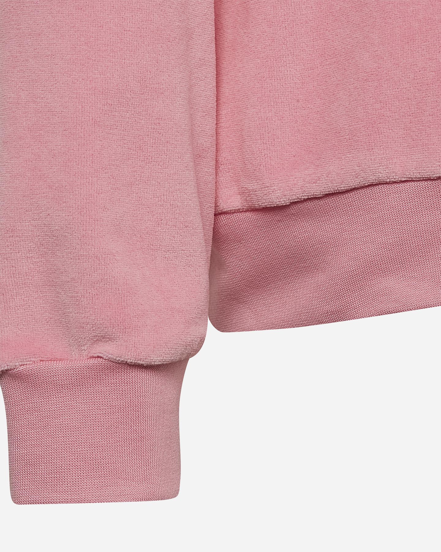 Felpa ADIDAS LOUNGE VELOUR JR - Rosa - 4 | Cisalfa Sport