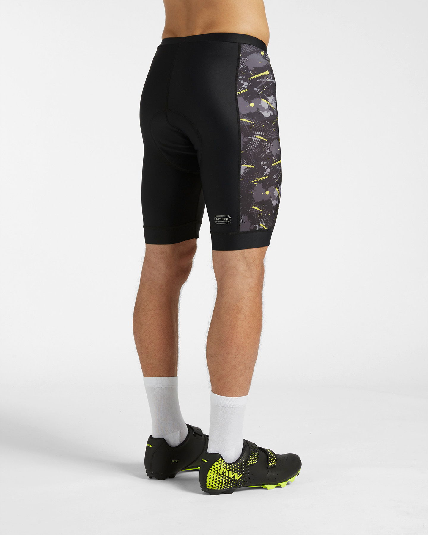 Short ciclismo CARNIELLI TECH ALL OVER PRINTED M - Nero - 1 | Cisalfa Sport
