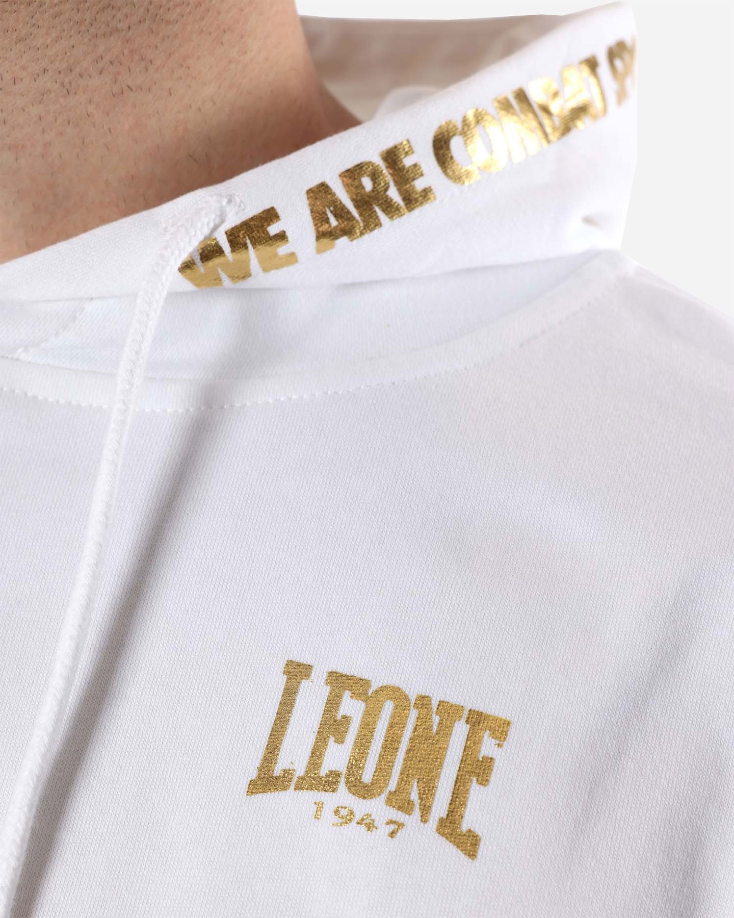 Felpa LEONE BASIC M - Bianco - 4 | Cisalfa Sport