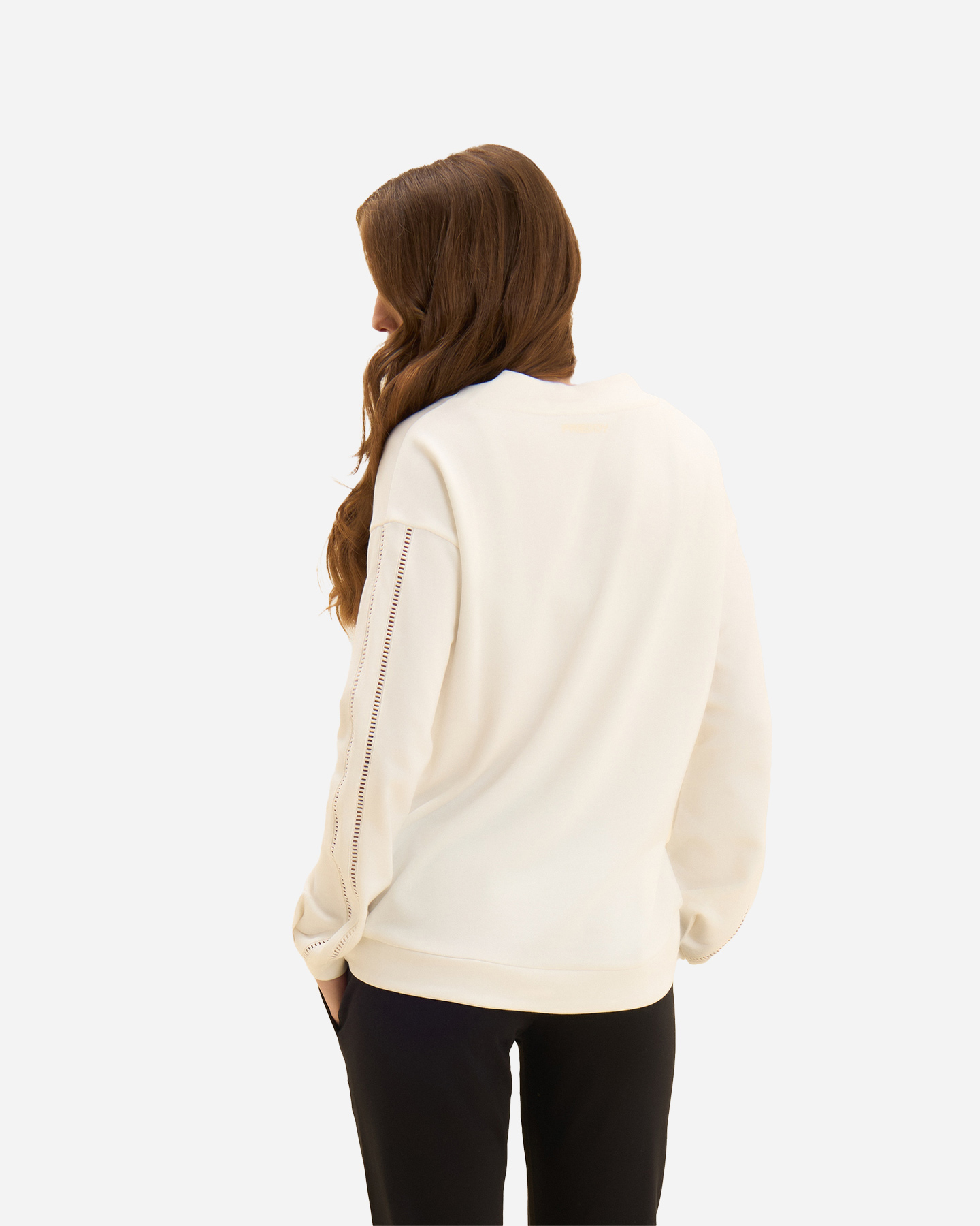 Felpa FREDDY INSERT W - Bianco - 3 | Cisalfa Sport