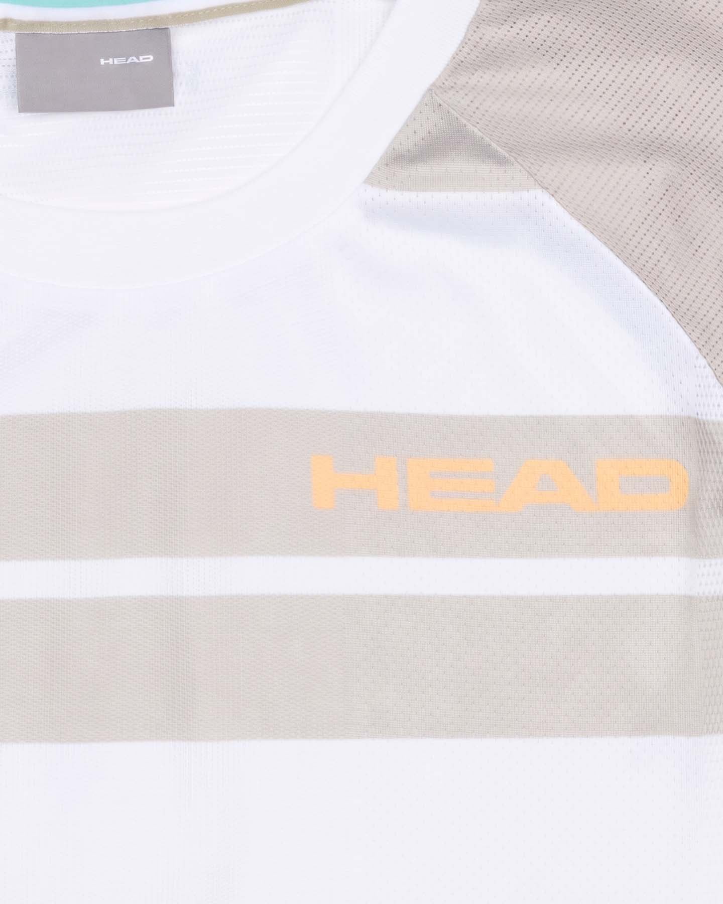 T-shirt tennis HEAD PERFORMANCE M - Bianco - 2 | Cisalfa Sport
