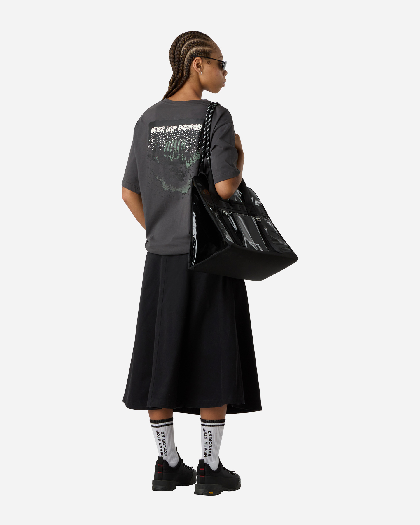 T-shirt THE NORTH FACE POWDER DAYS RELAXED M - Grigio - 4 | Cisalfa Sport