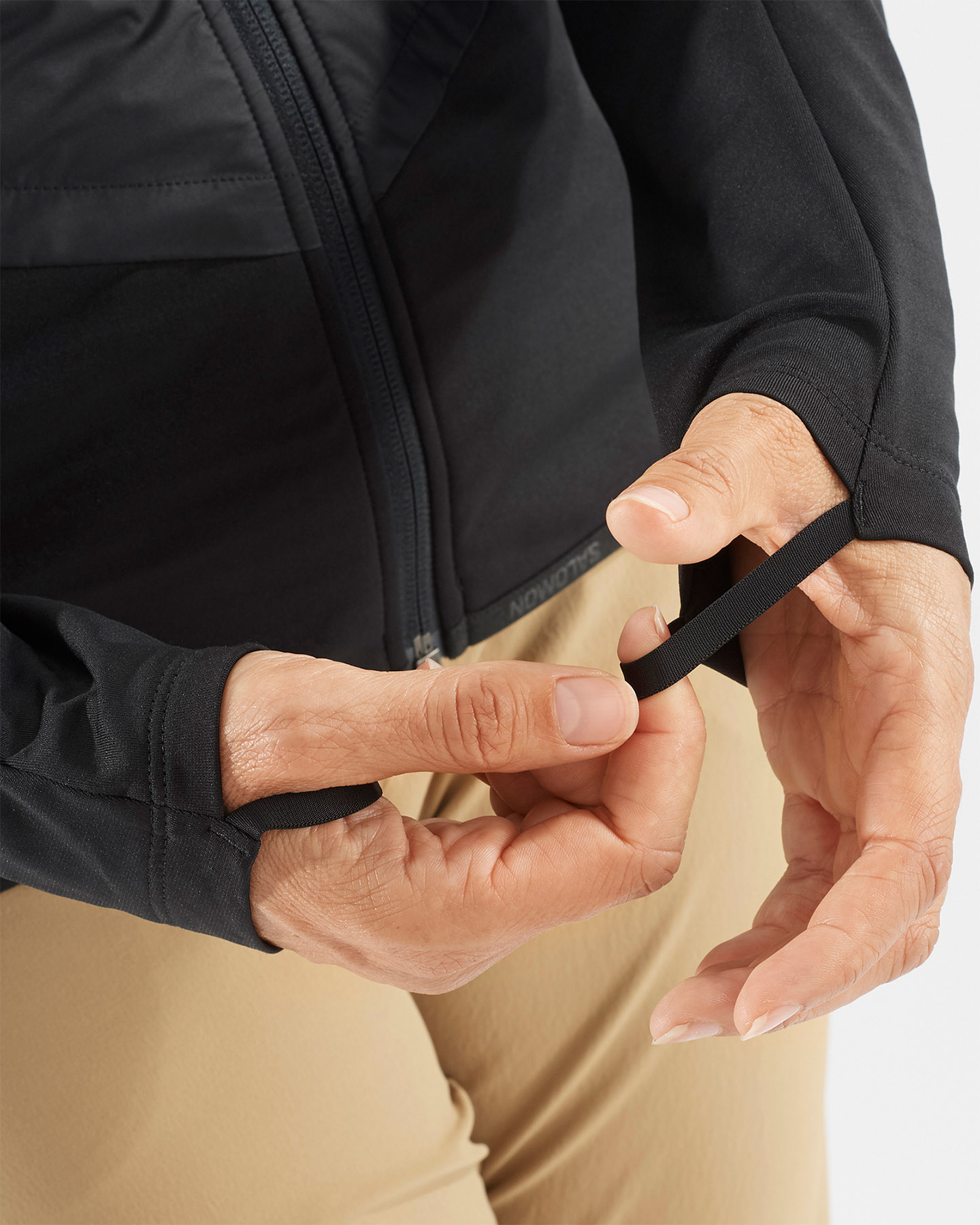 Pile SALOMON OUTLINE HYBRID ALL SEASON W - Nero - 5 | Cisalfa Sport