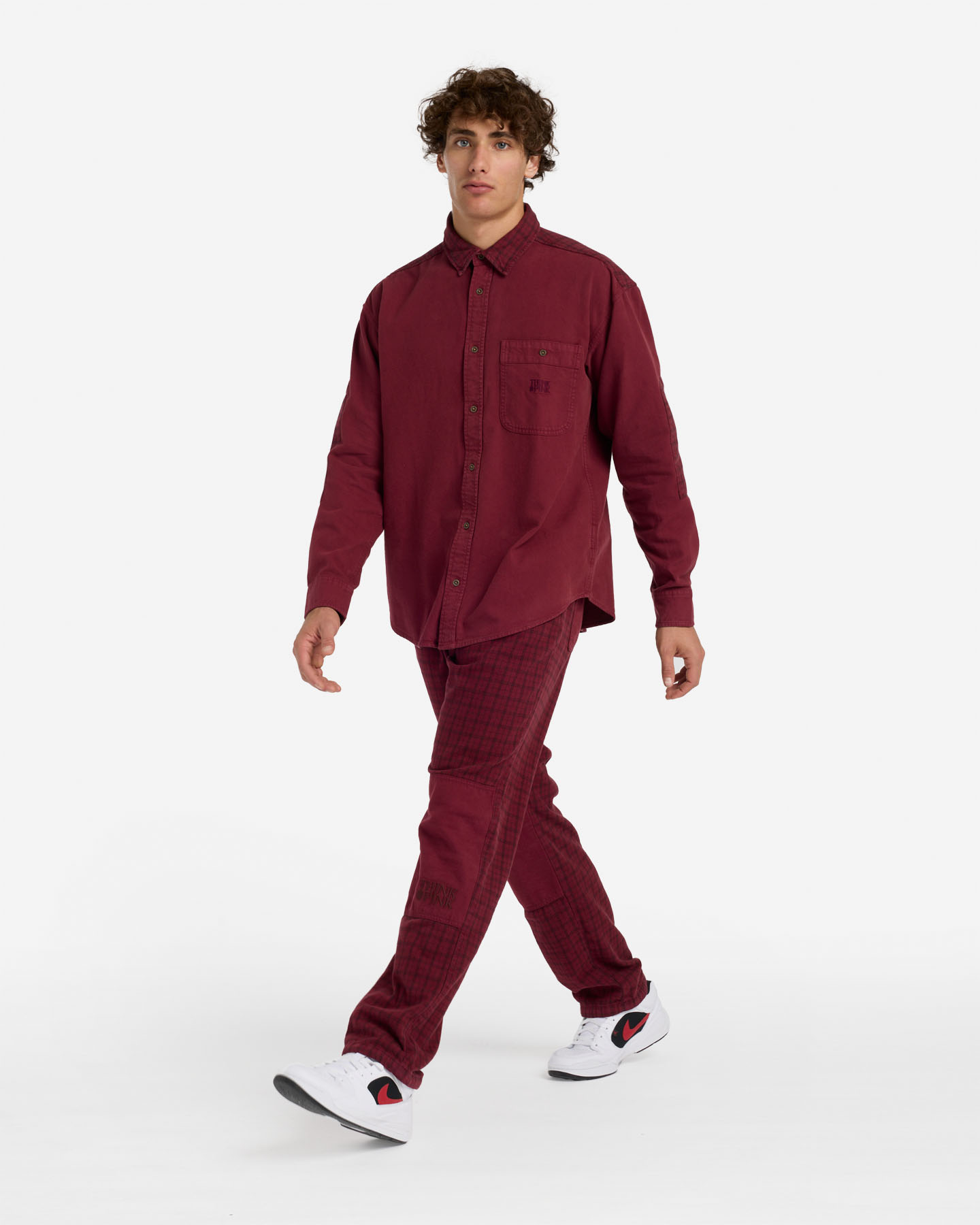 Camicia THINK PINK CHECK M - Rosso - 4 | Cisalfa Sport