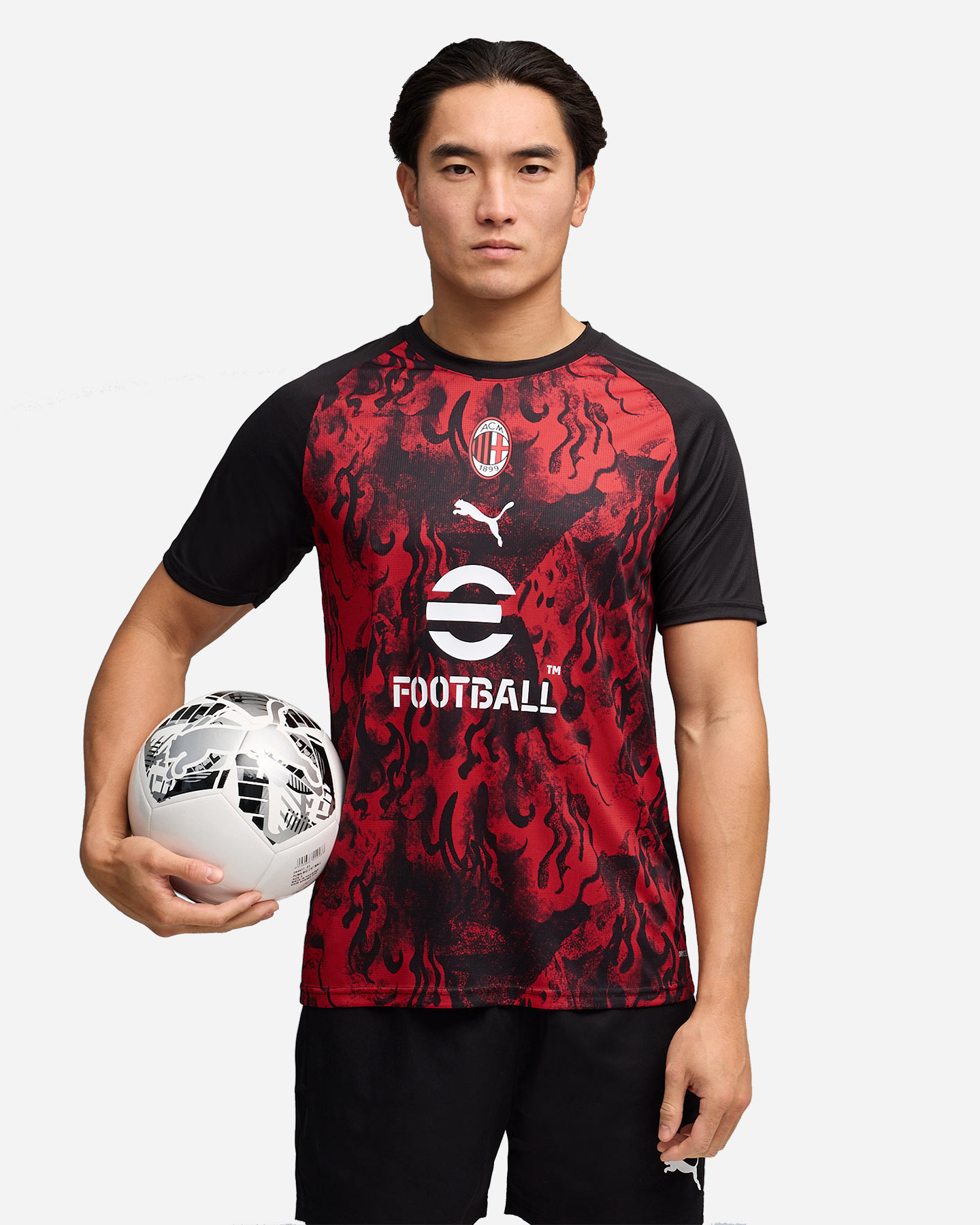 Maglia calcio ufficiale PUMA PREMATCH MILAN 26 M - Color mix - 2 | Cisalfa Sport