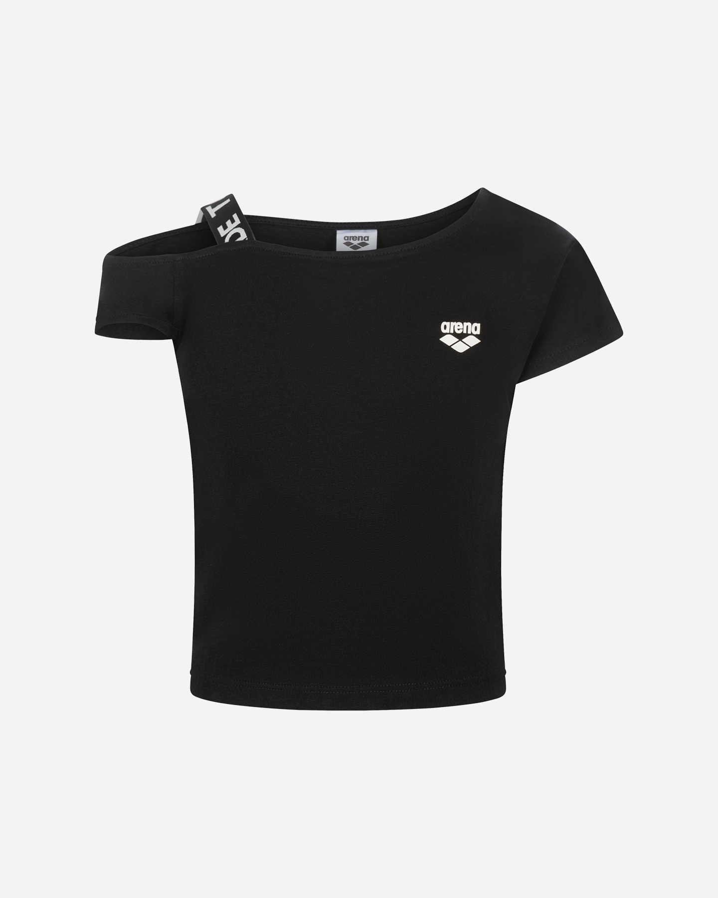 T-shirt ARENA ATHLETIC ESSENTIAL JR - Nero - 0 | Cisalfa Sport
