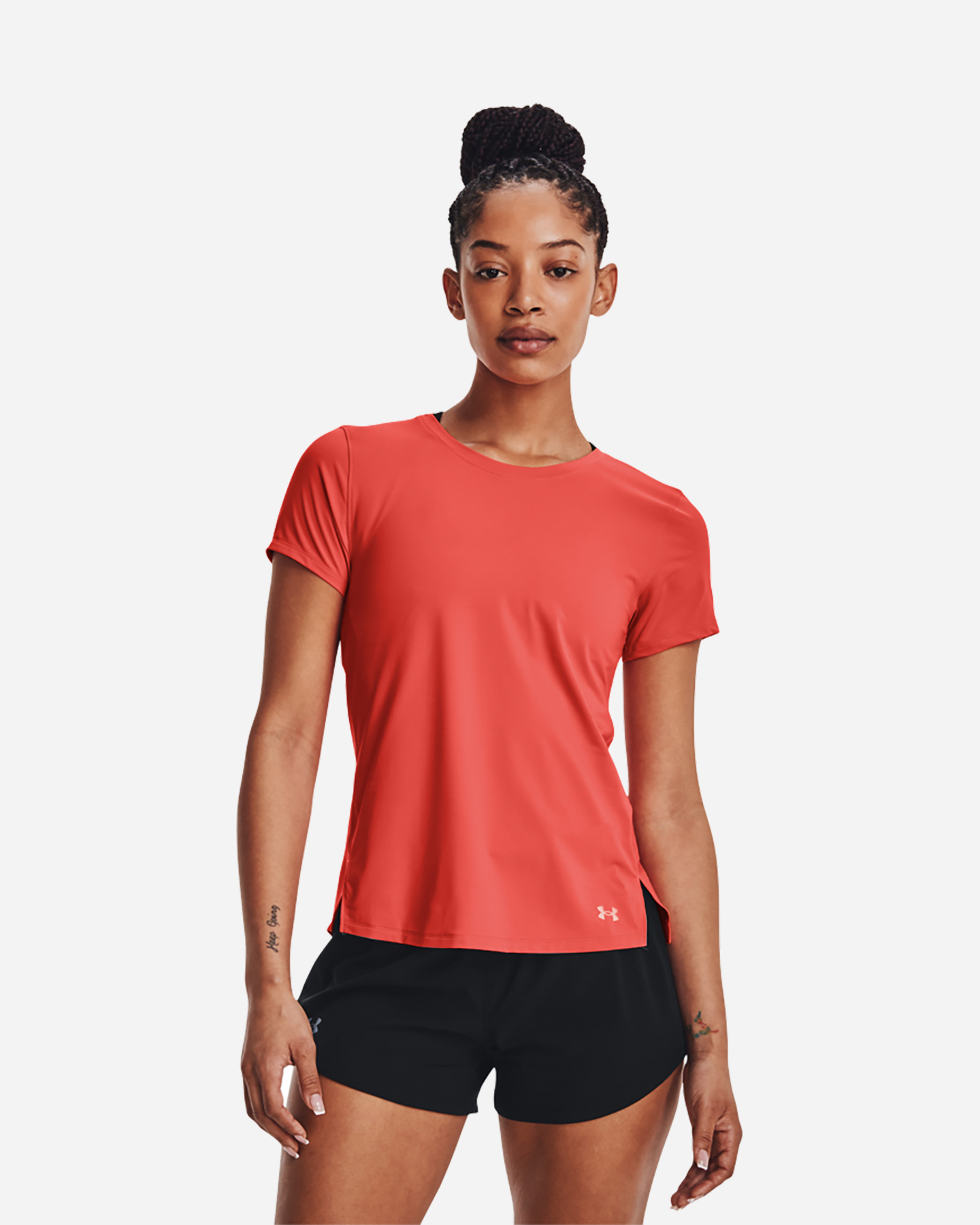 T-shirt running UNDER ARMOUR ISOCHILL W - Rosso - 0 | Cisalfa Sport