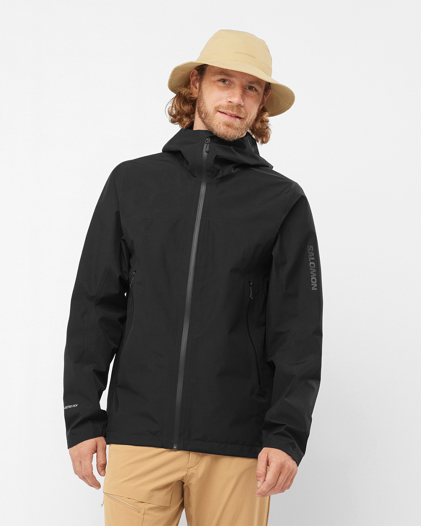 Giacca outdoor SALOMON OUTLINE GTX 2,5L M - Nero - 1 | Cisalfa Sport