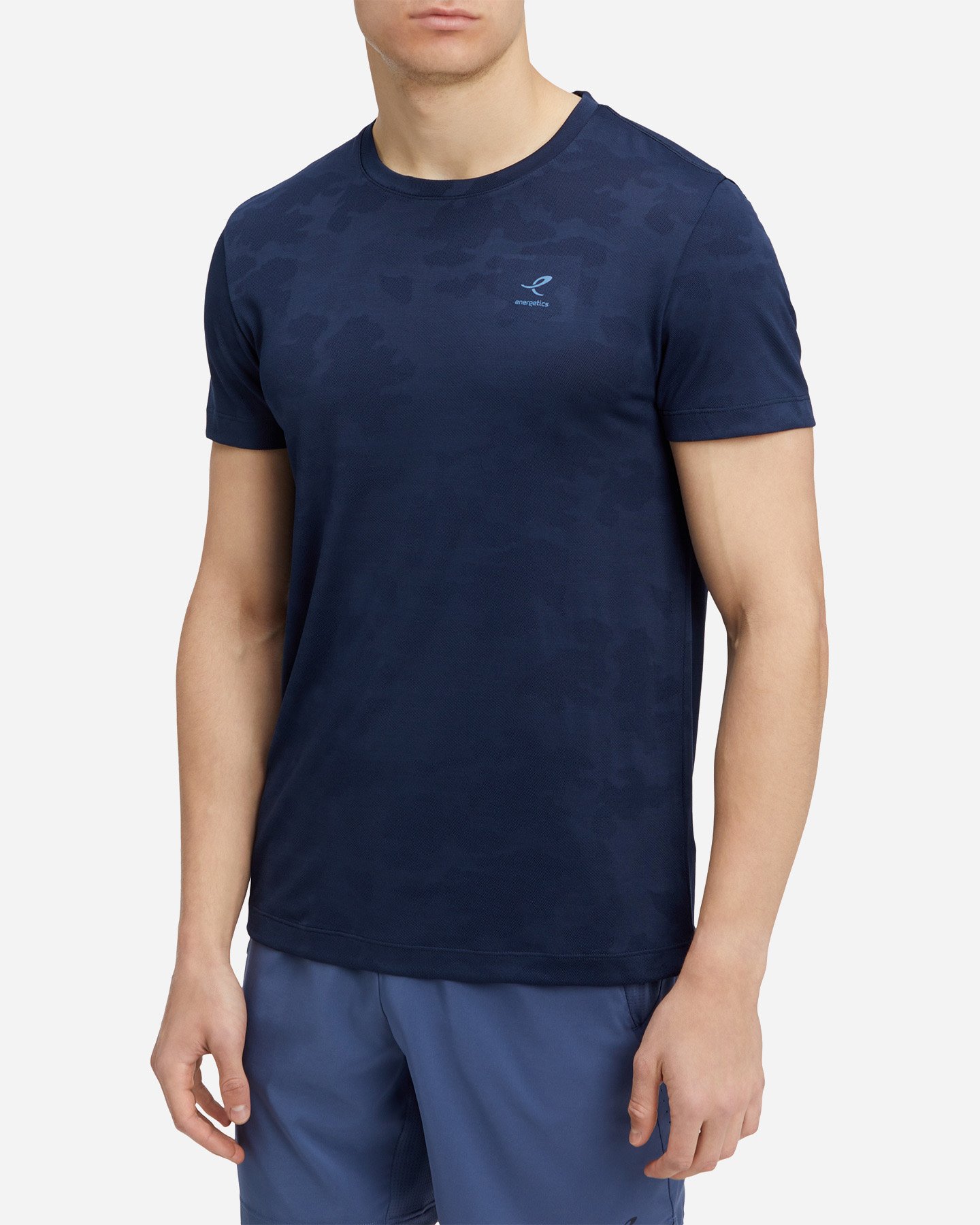 T-shirt training ENERGETICS FABIO ALL OVER PRINTED M - Blu Navy - 1 | Cisalfa Sport
