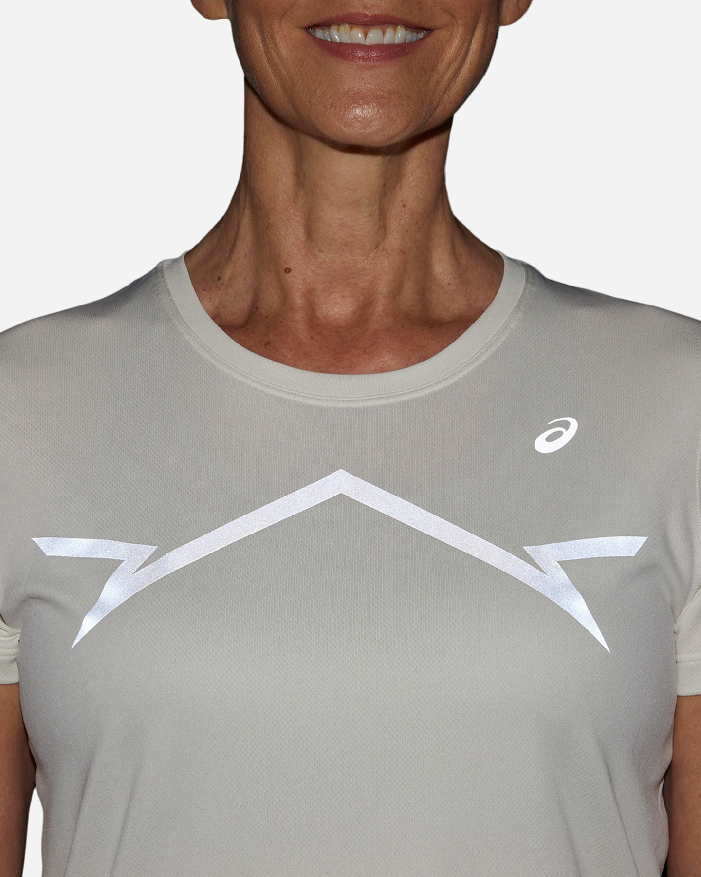 T-shirt running ASICS LITE-SHOW W - Bianco - 5 | Cisalfa Sport