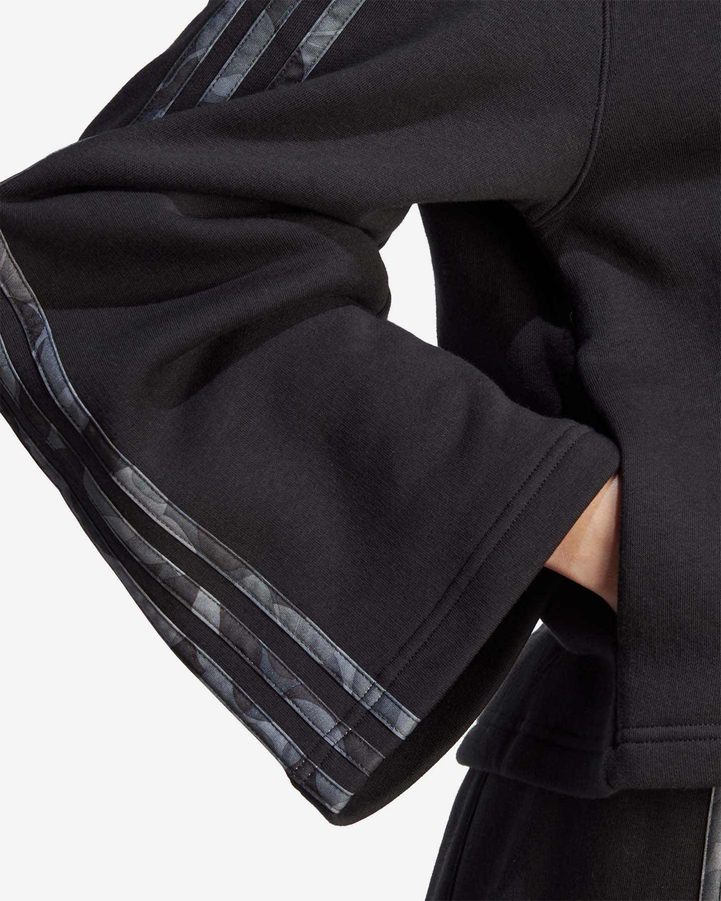 Felpa ADIDAS 3 STRIPES W - Nero - 5 | Cisalfa Sport