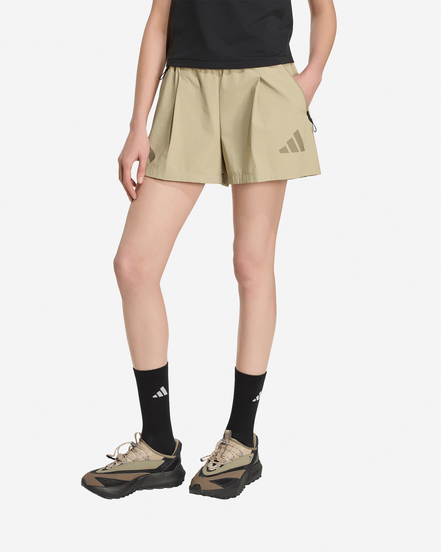 Pantaloncini ADIDAS Z.N.E. W - Beige - 1 | Cisalfa Sport