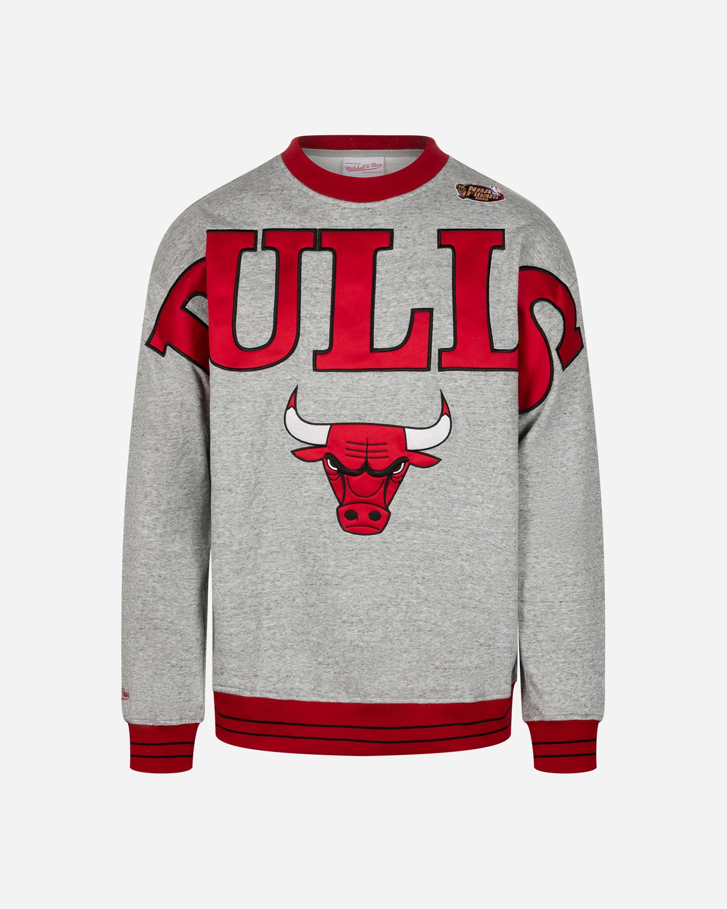 Felpa nba MITCHELL&NESS FIELD CREW VINTAGE LOGO BULLS M - Grigio - 0 | Cisalfa Sport