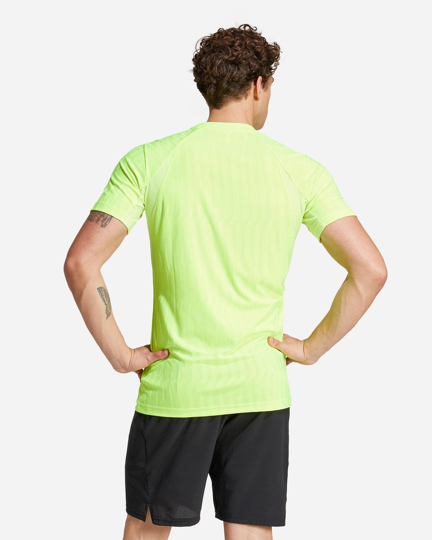T-shirt tennis ADIDAS 24 FREE LIFTFLUO M - Giallo - 2 | Cisalfa Sport