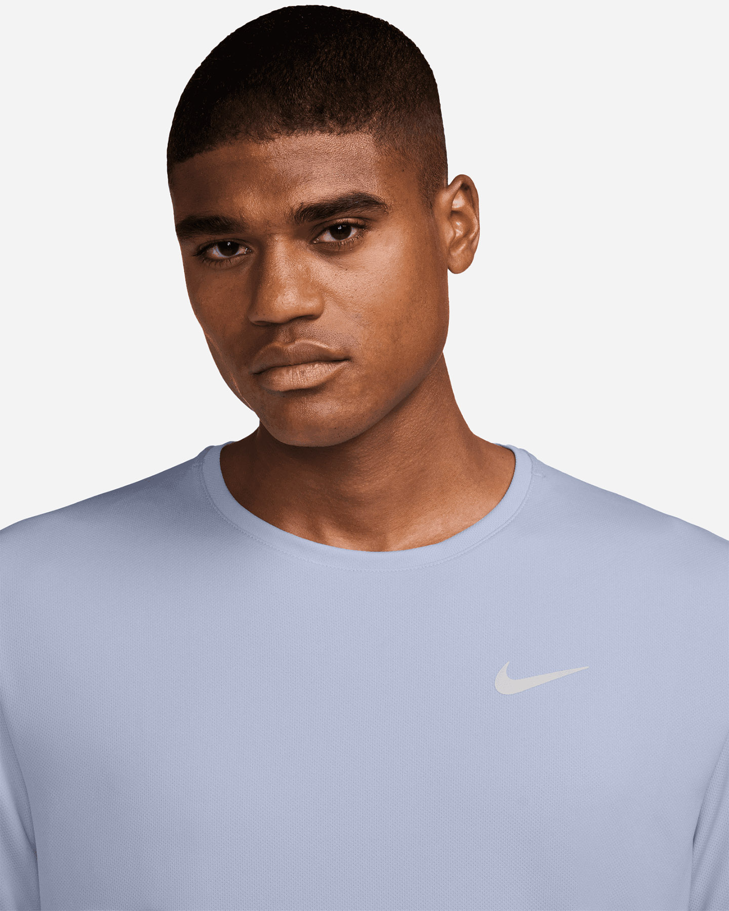 T-shirt running NIKE MILER M - Grigio - 2 | Cisalfa Sport